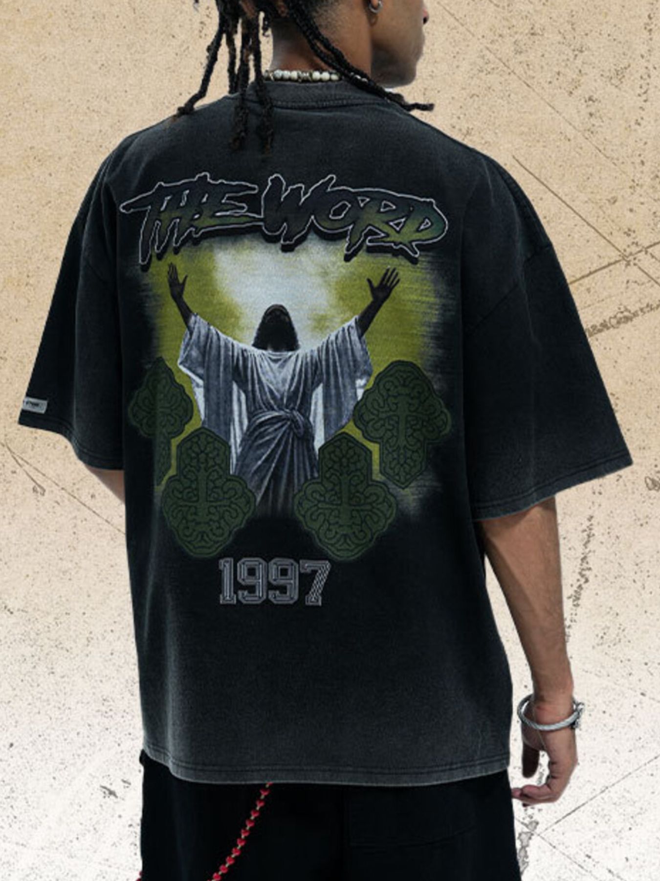 Men's Graphic Round Neck Short Sleeve T-Shirt