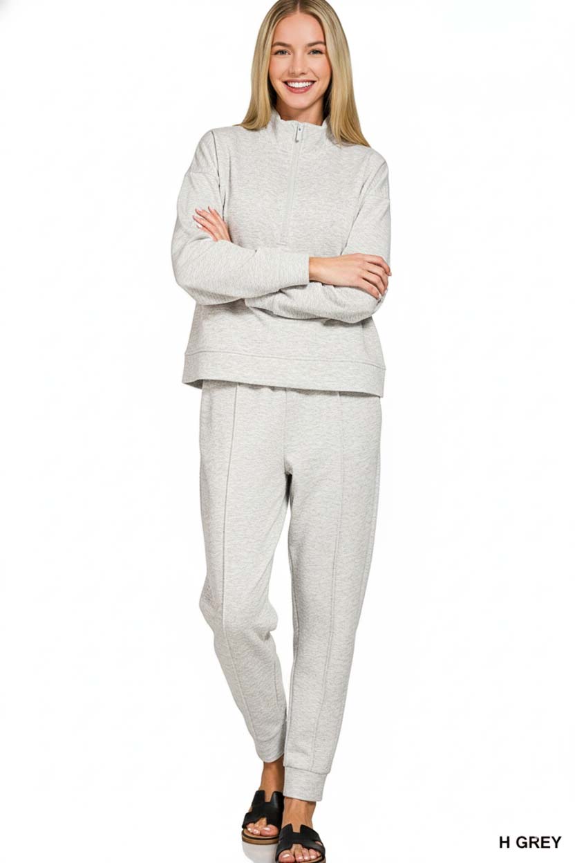Scuba Half Zip Pullover and Jogger Set