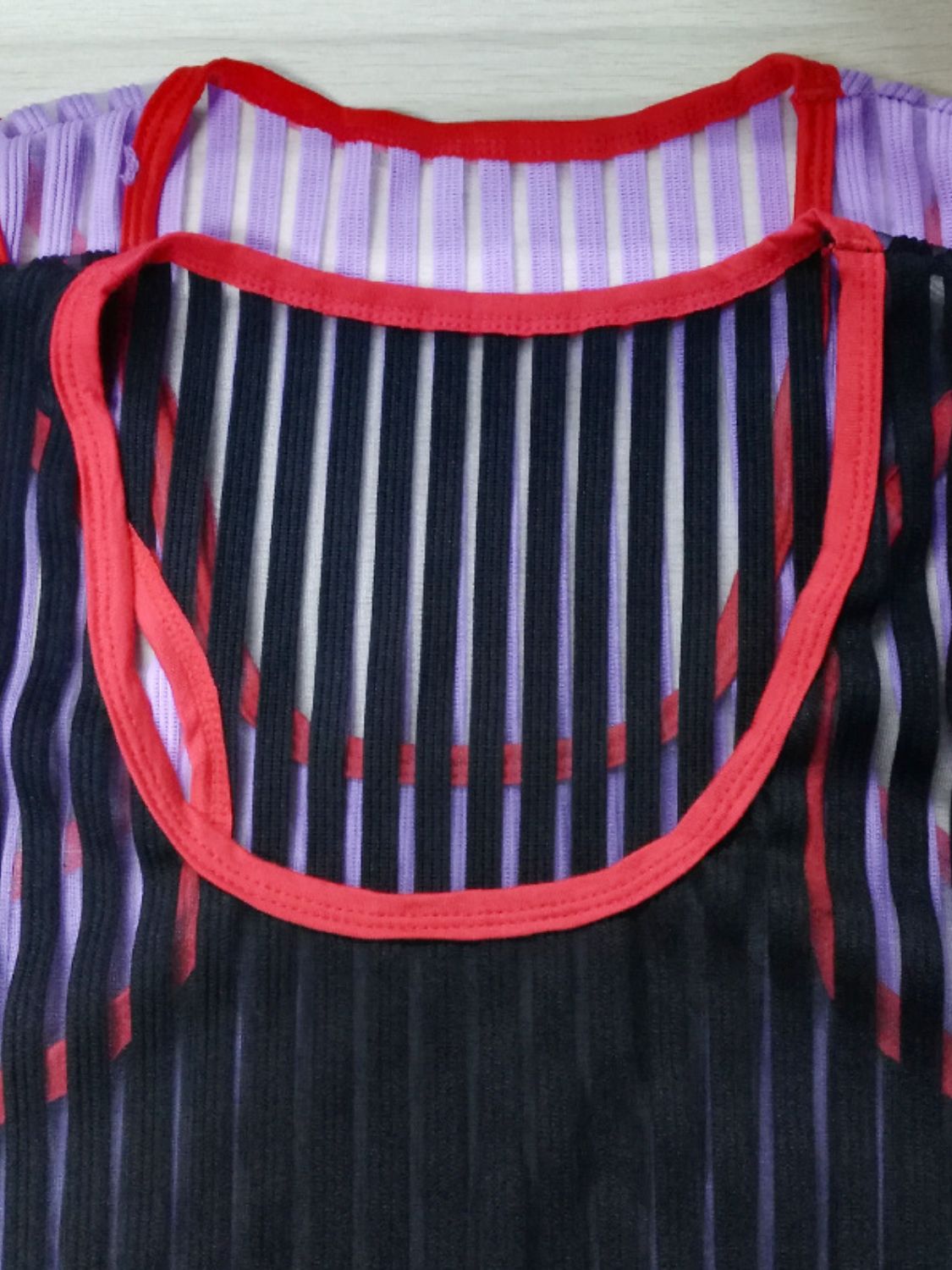 Men's Striped Round Neck Tank