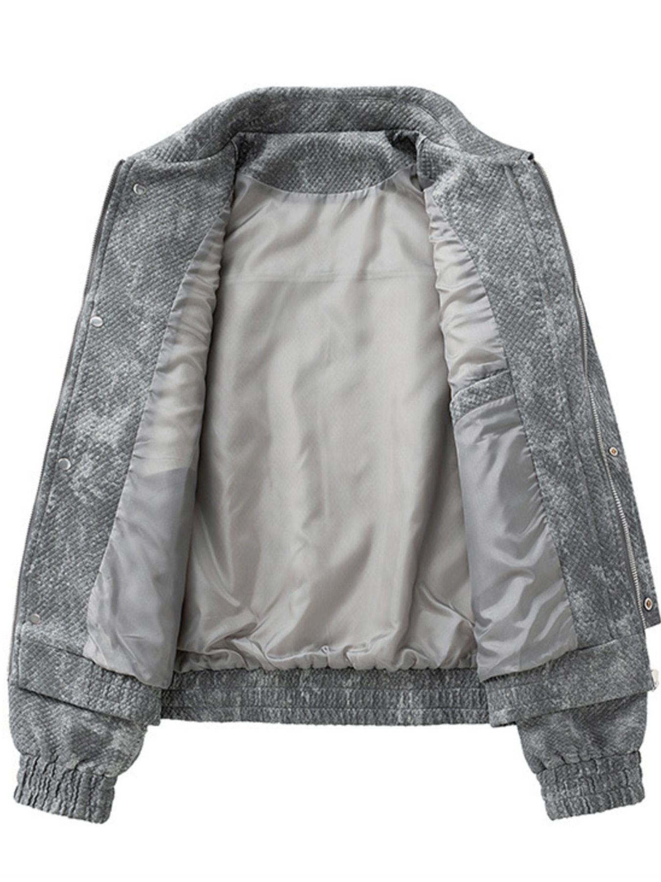 Men's Plus Size Casual Snap-Down Jacket