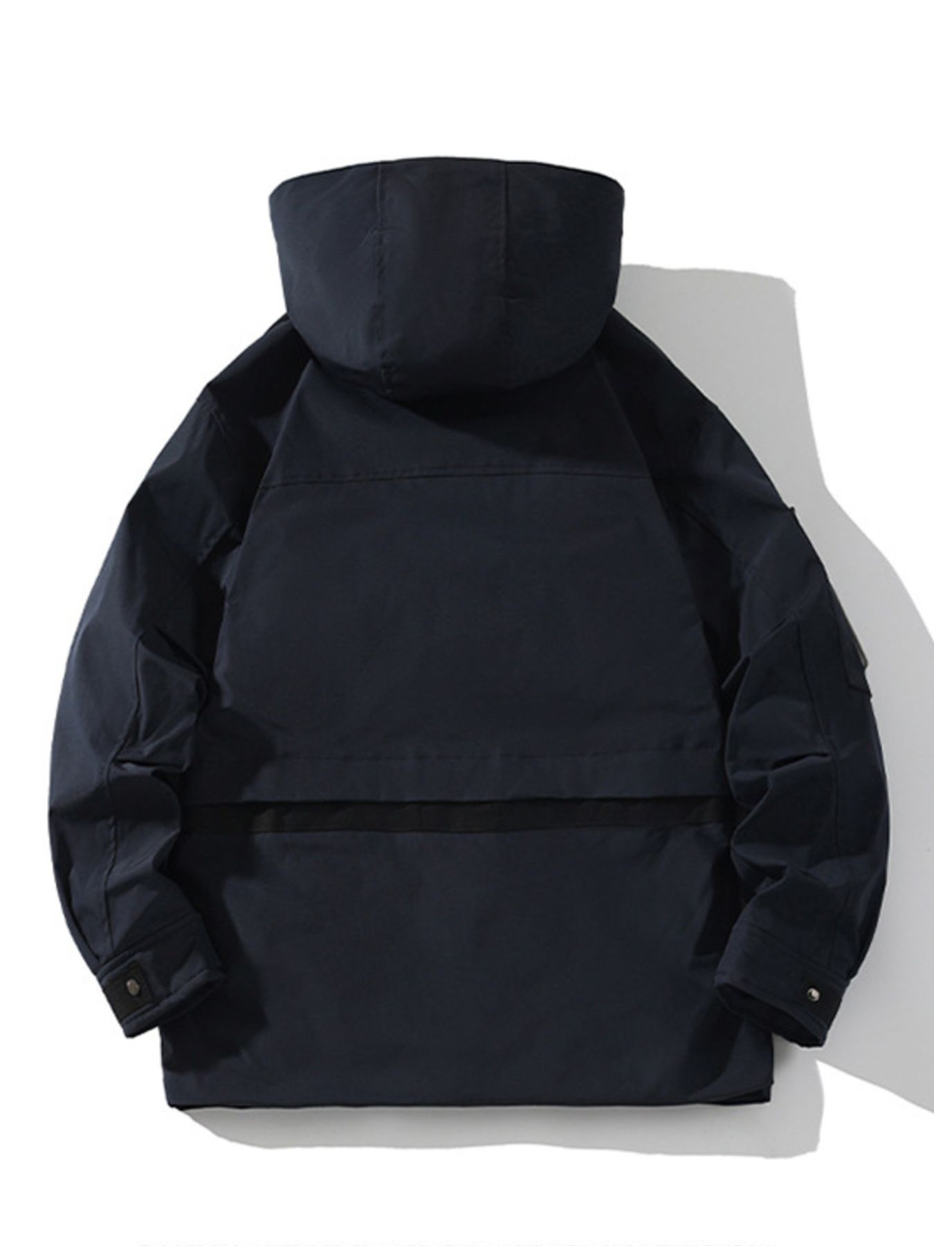 Men's Plus Size Zip Up Hooded Jacket