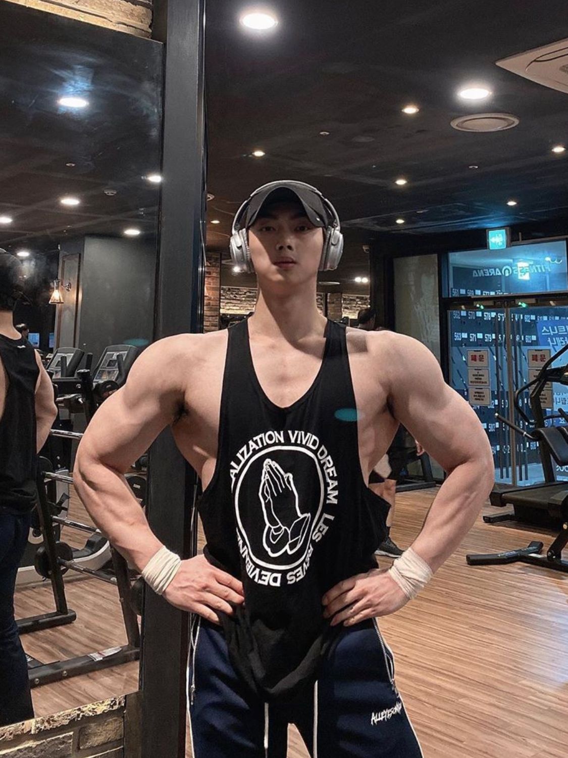 Men's Round Neck Graphic Tank