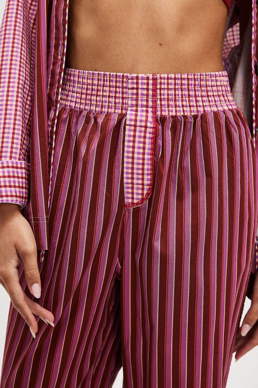 Striped Wide Leg Pants