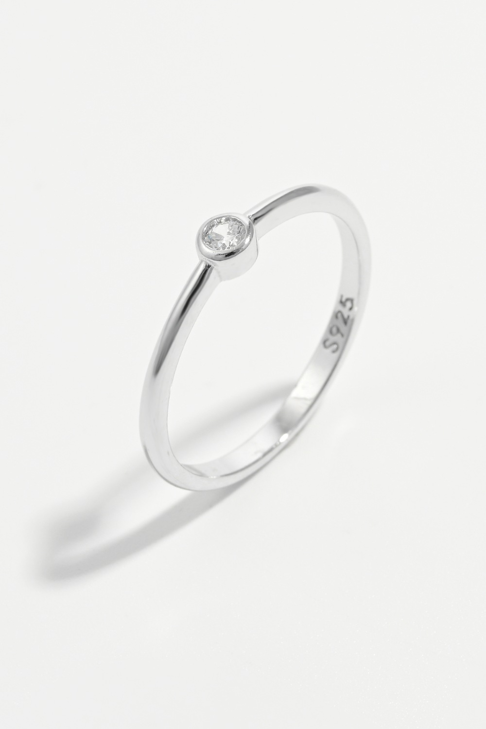 925 Sterling Silver Inland Zircon Ring