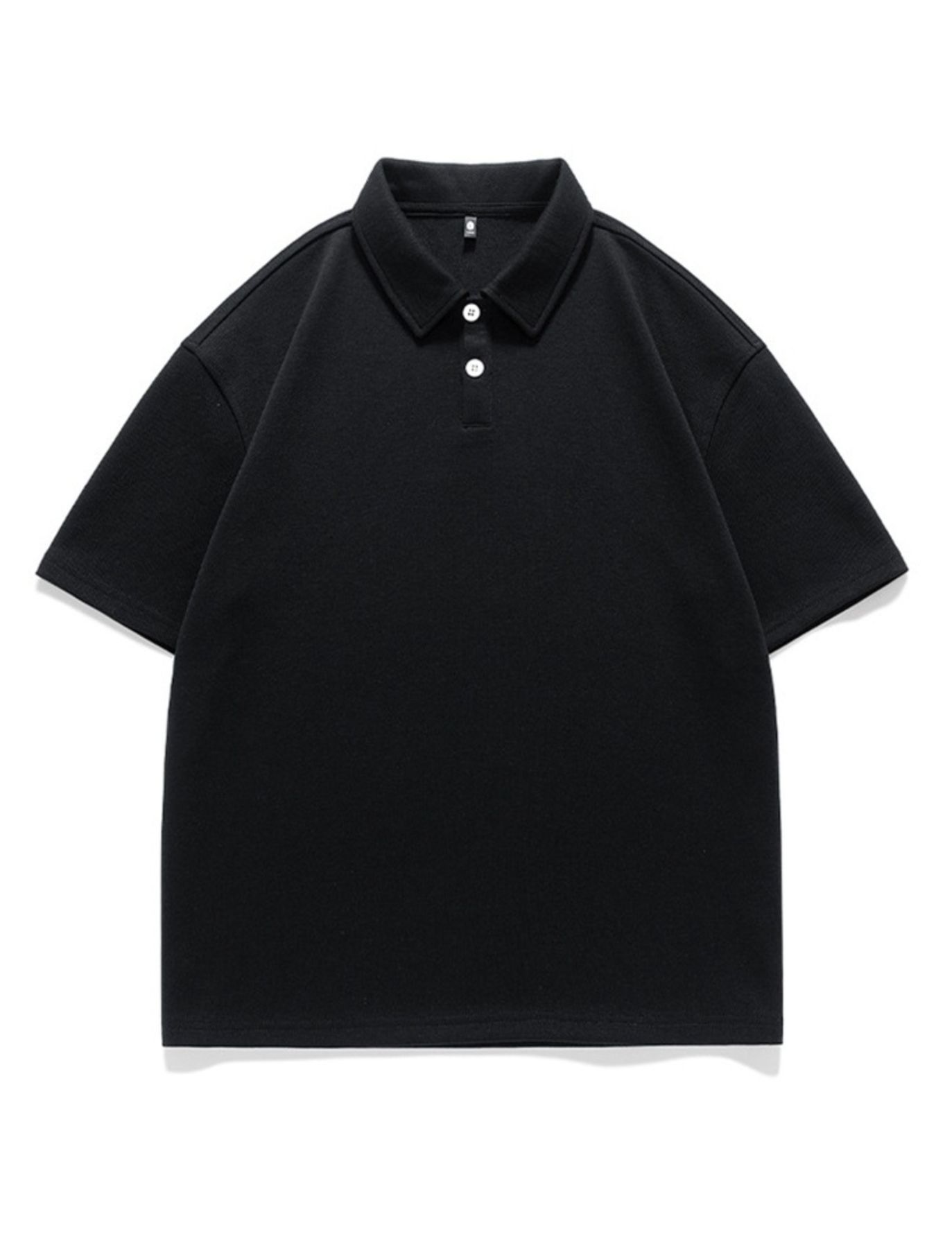 Men's Plus Size Button Detail Short Sleeve Polo