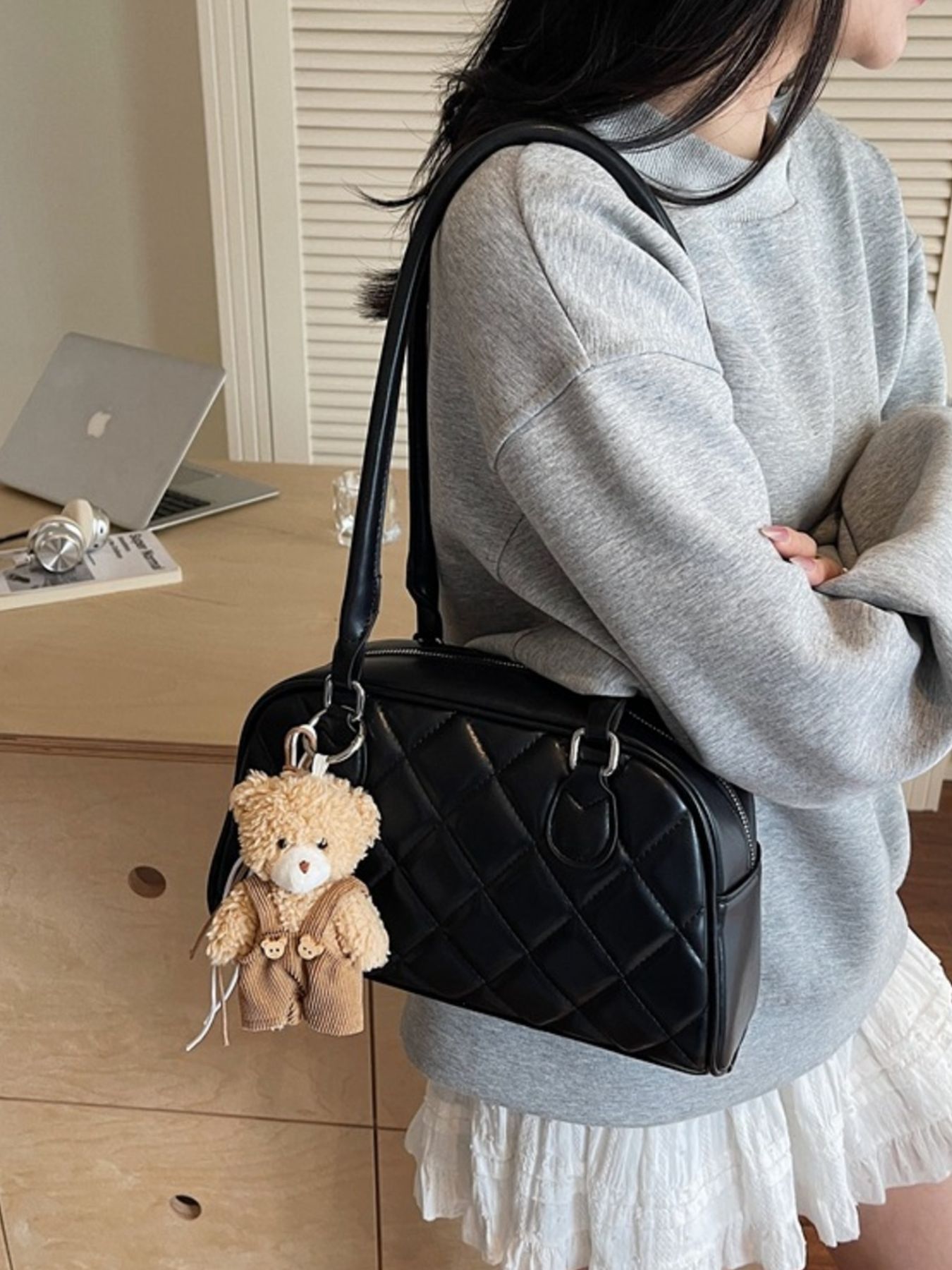 Quilted Leather Shoulder Bag