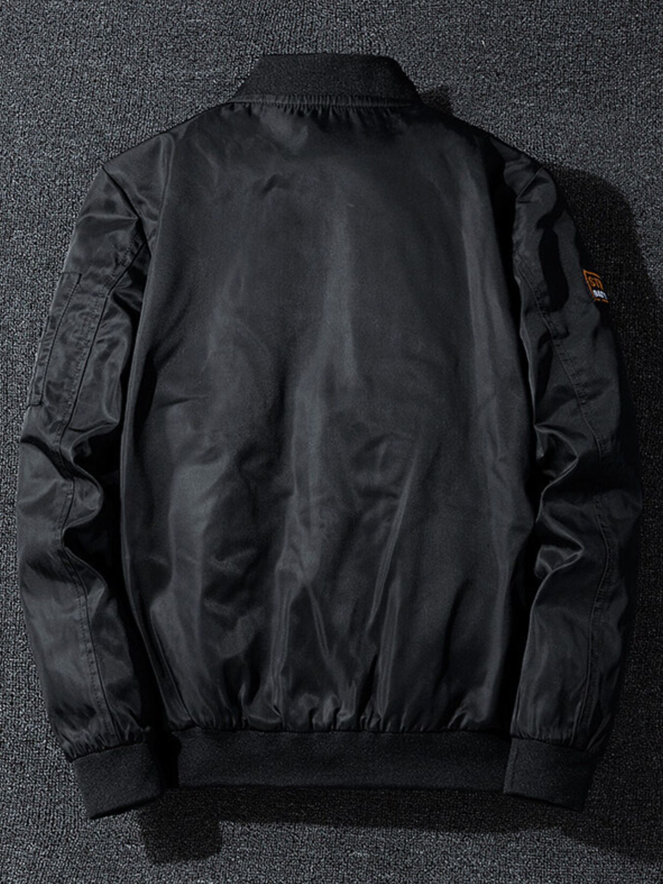 Men's Plus Size Zip Up Bomber Jacket