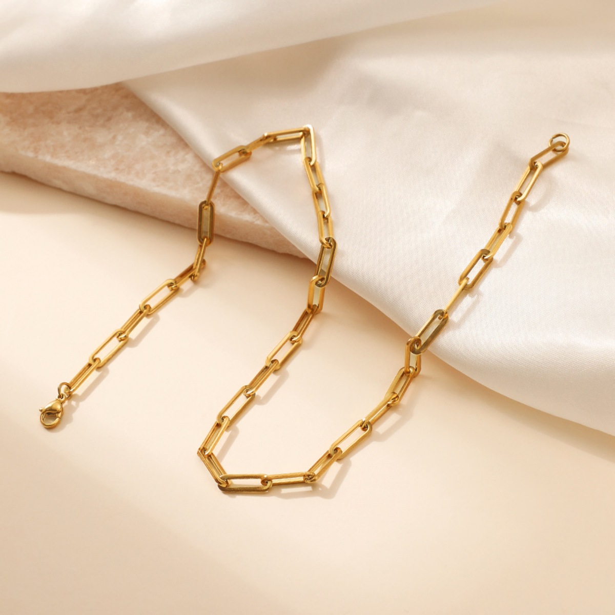 18K Gold-Plated Chain Necklace