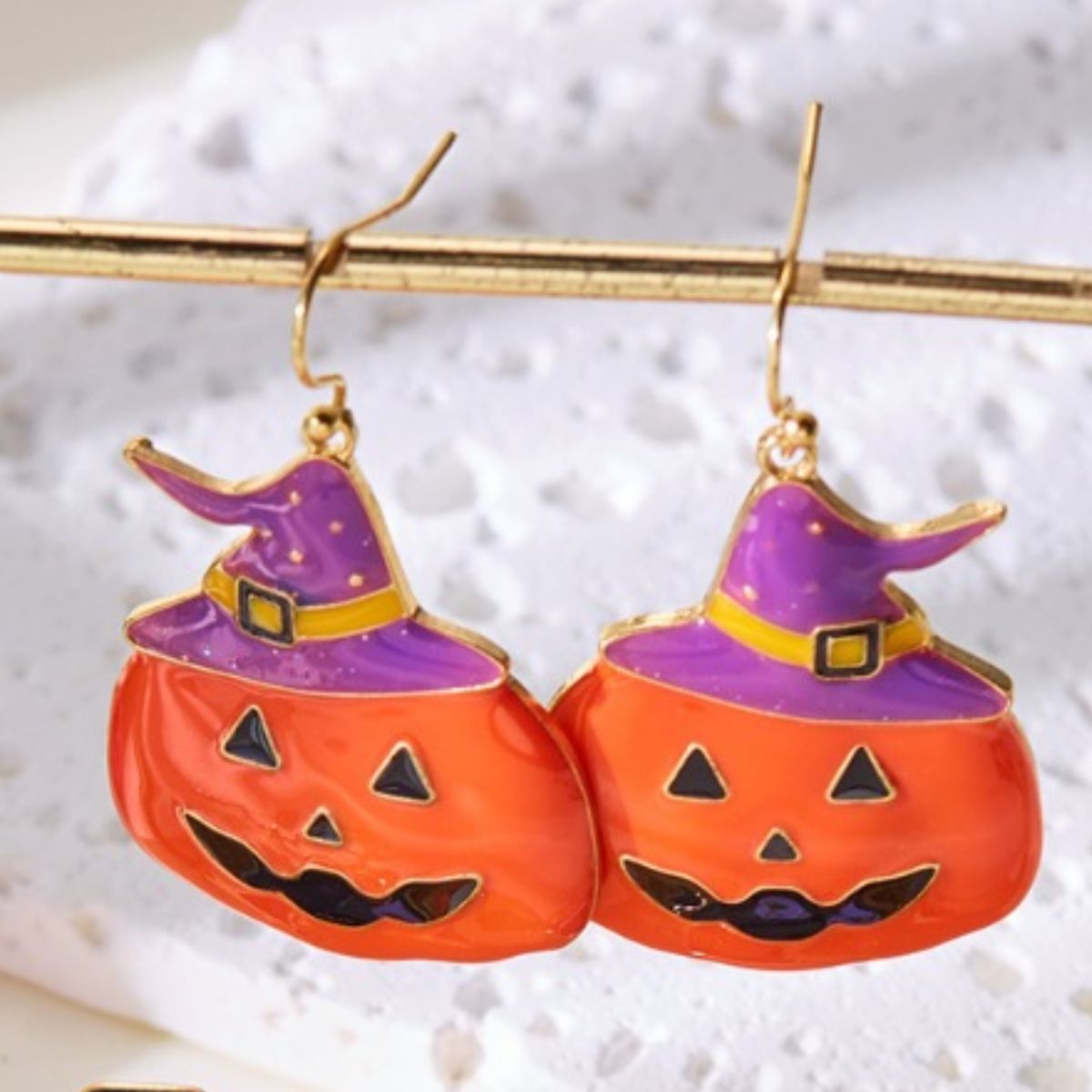 Halloween Pumpkin Dangle Earrings