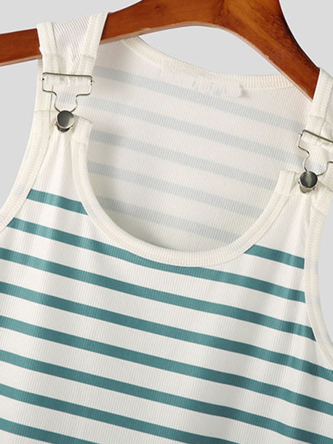 Men's Striped Wide Strap Tank