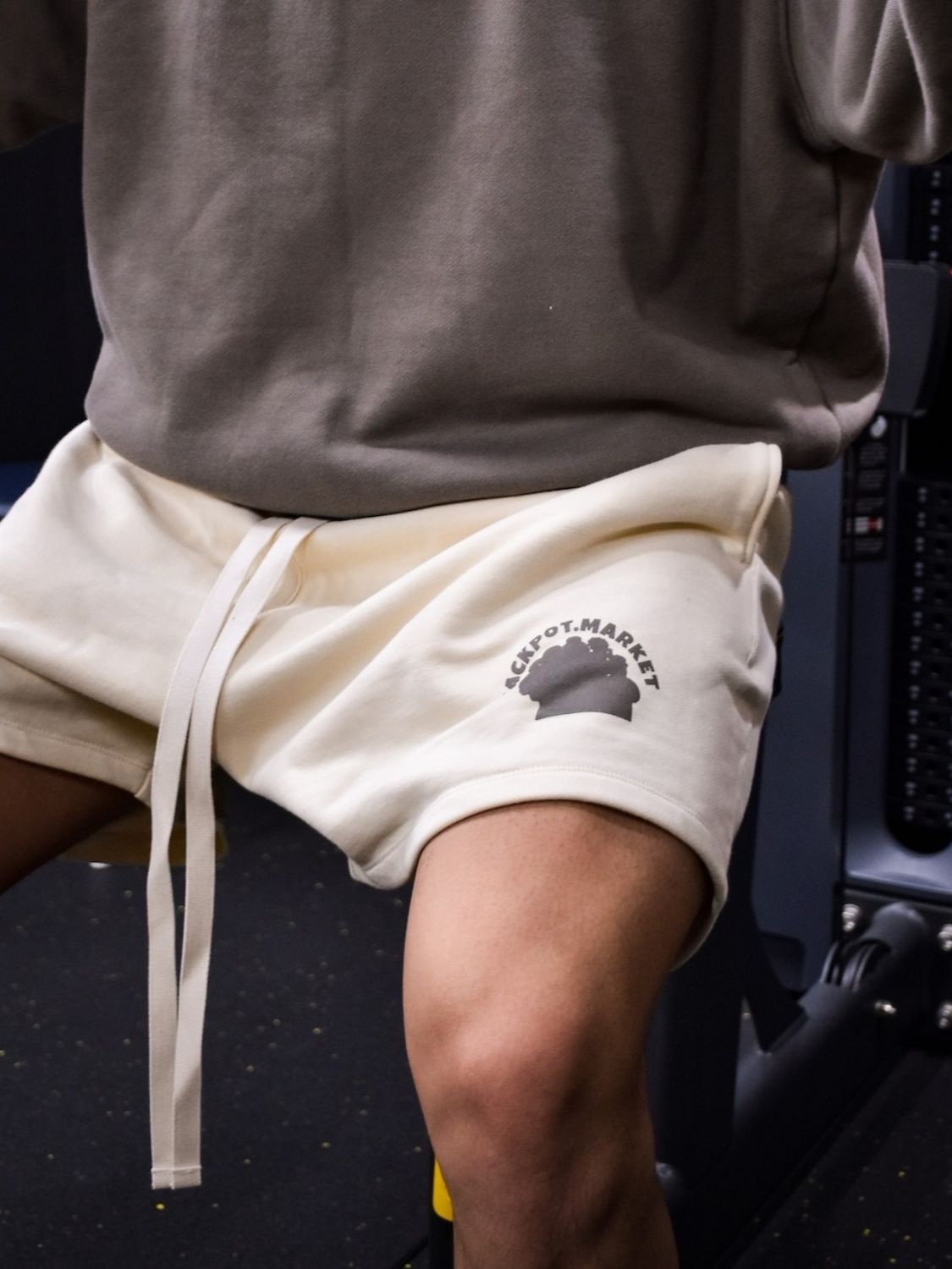 Men's Plus Size Drawstring Shorts with Pockets