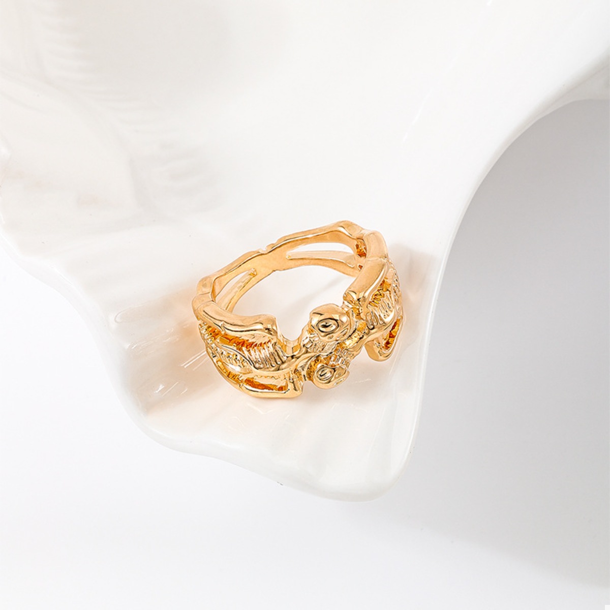 Halloween Skull Alloy Ring