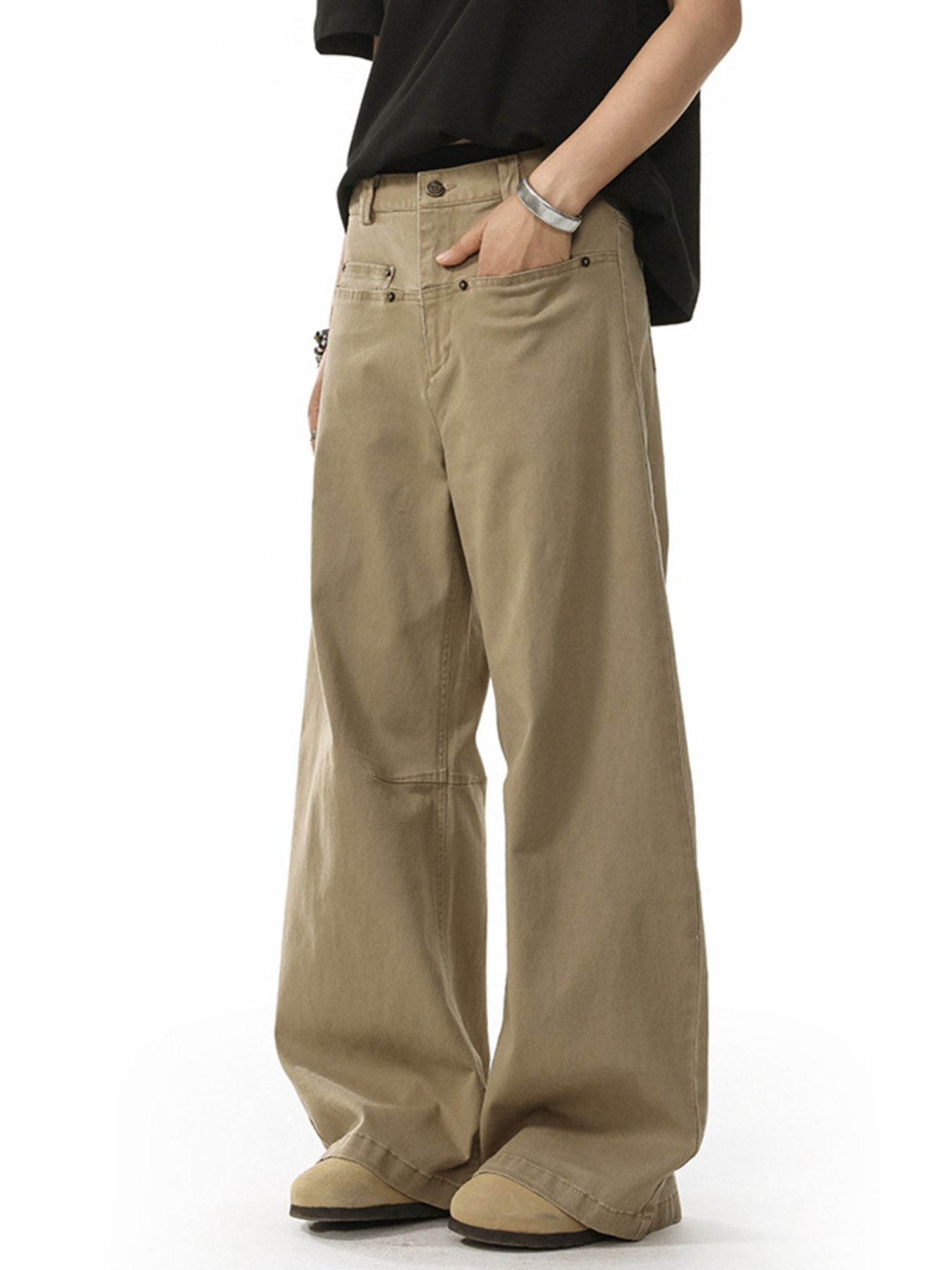 Men's Wide Leg Casual Pants