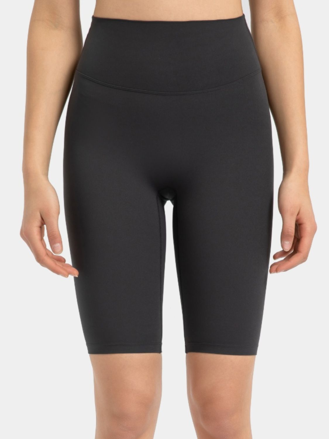 High Rise Wide Waistband Active Shorts