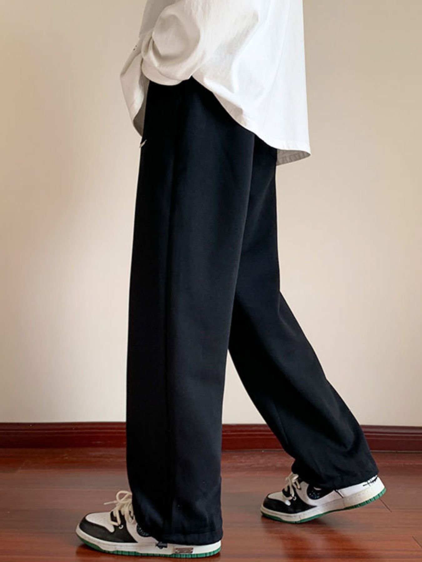 Men's Full Size Wide Leg Pants Plus Size