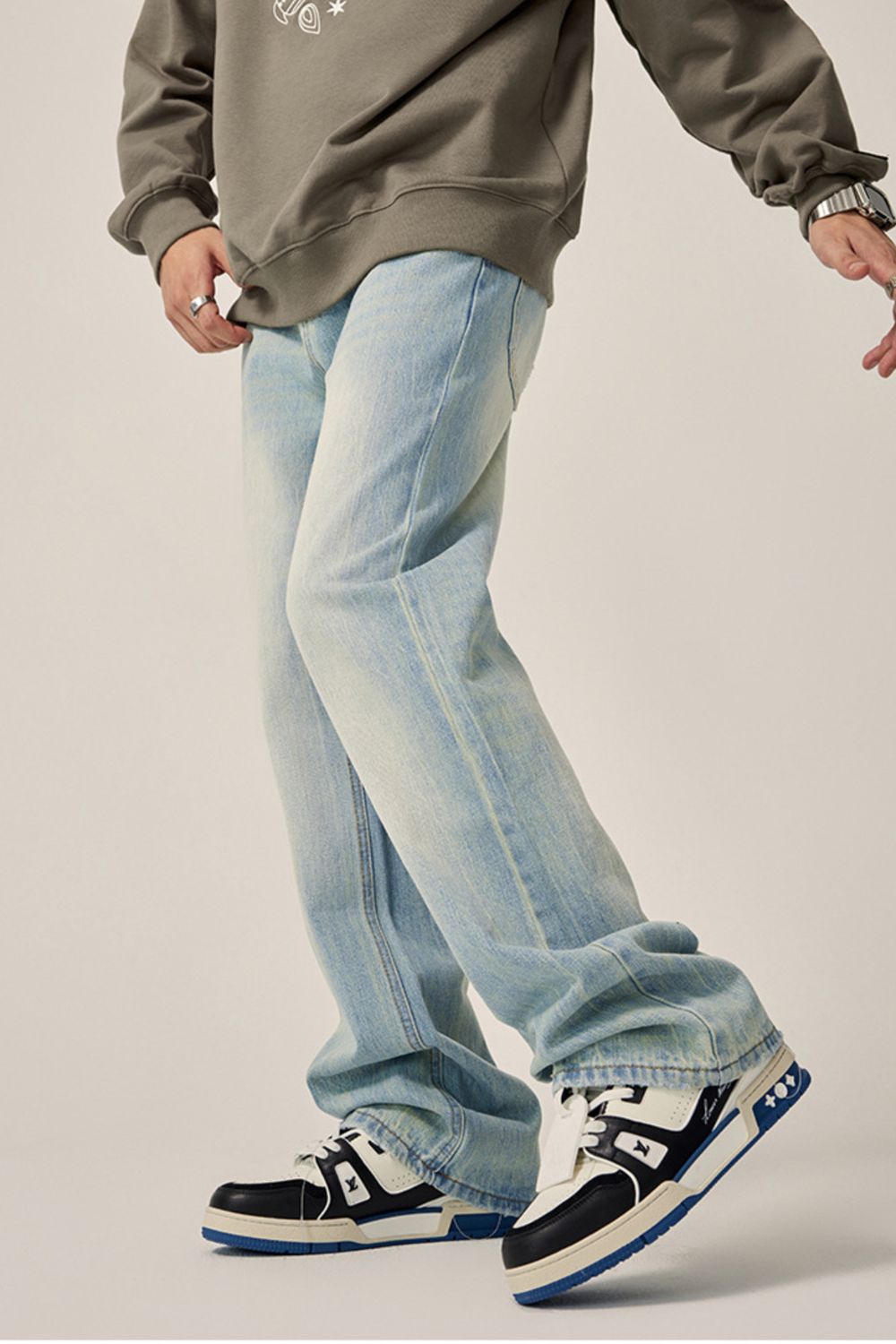Men's Wash Relaxed Fit Jeans