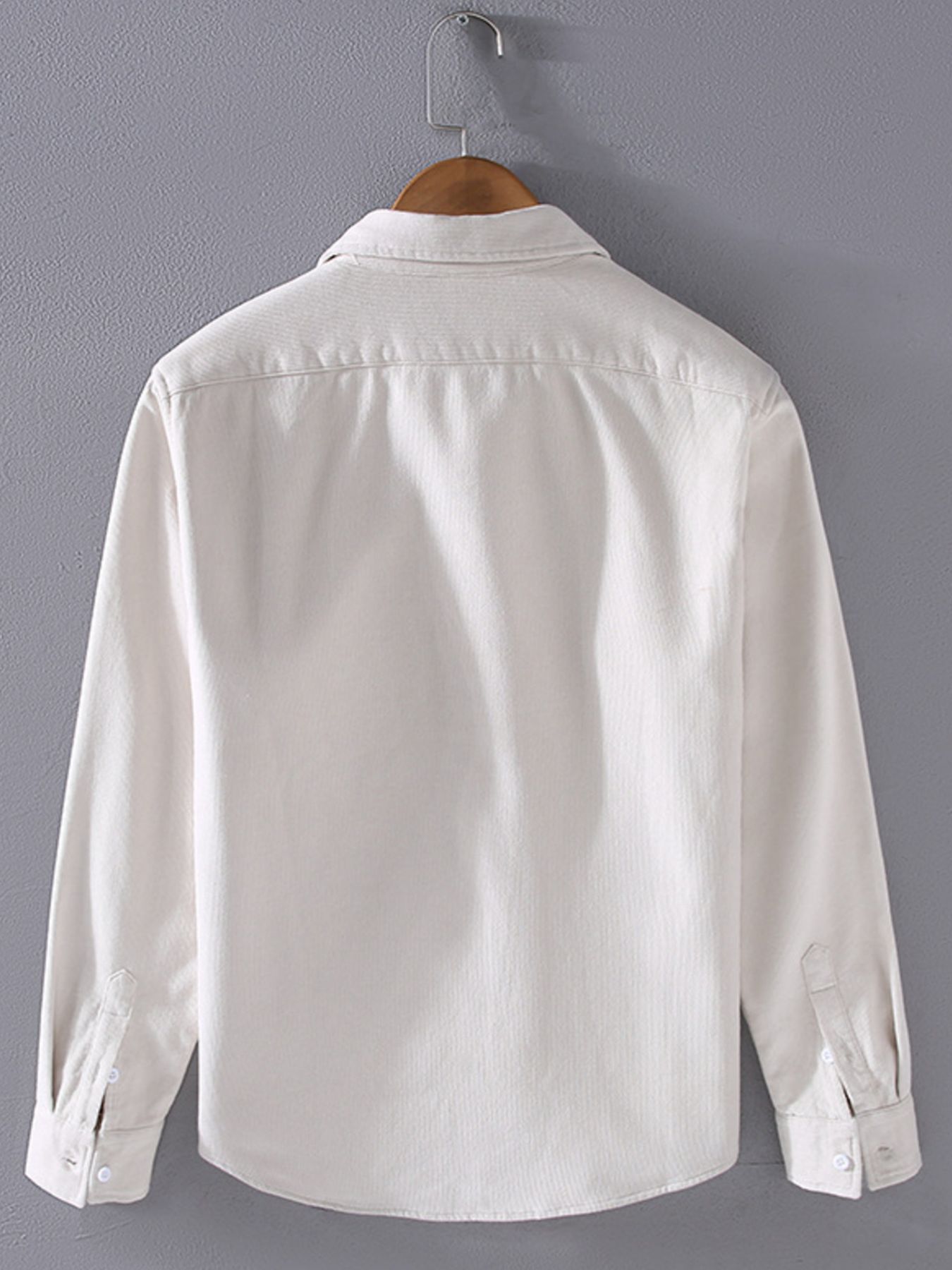 Men's Plus Size Button Up Long Sleeve Shirt