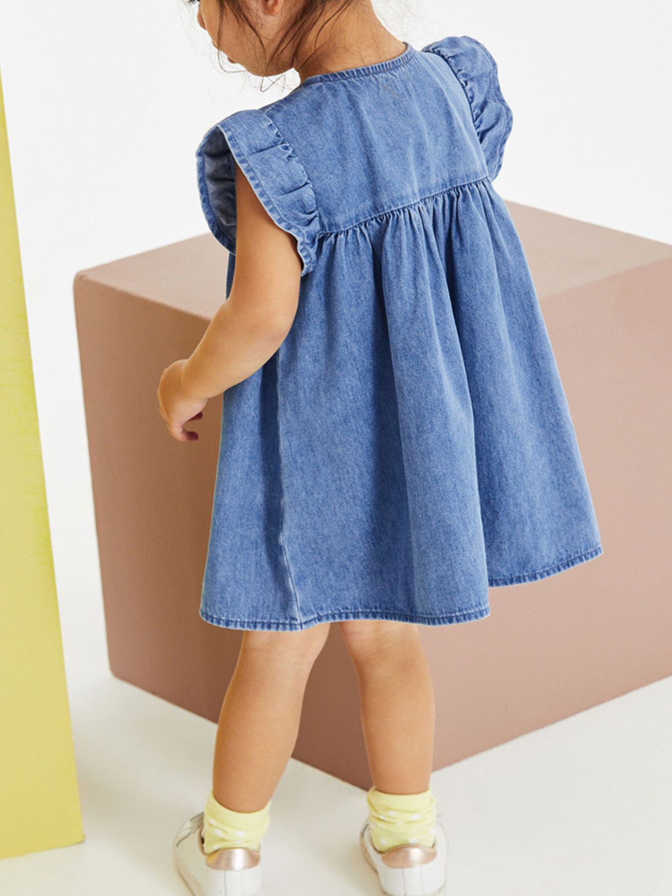 Children's Denim A-Line Dress