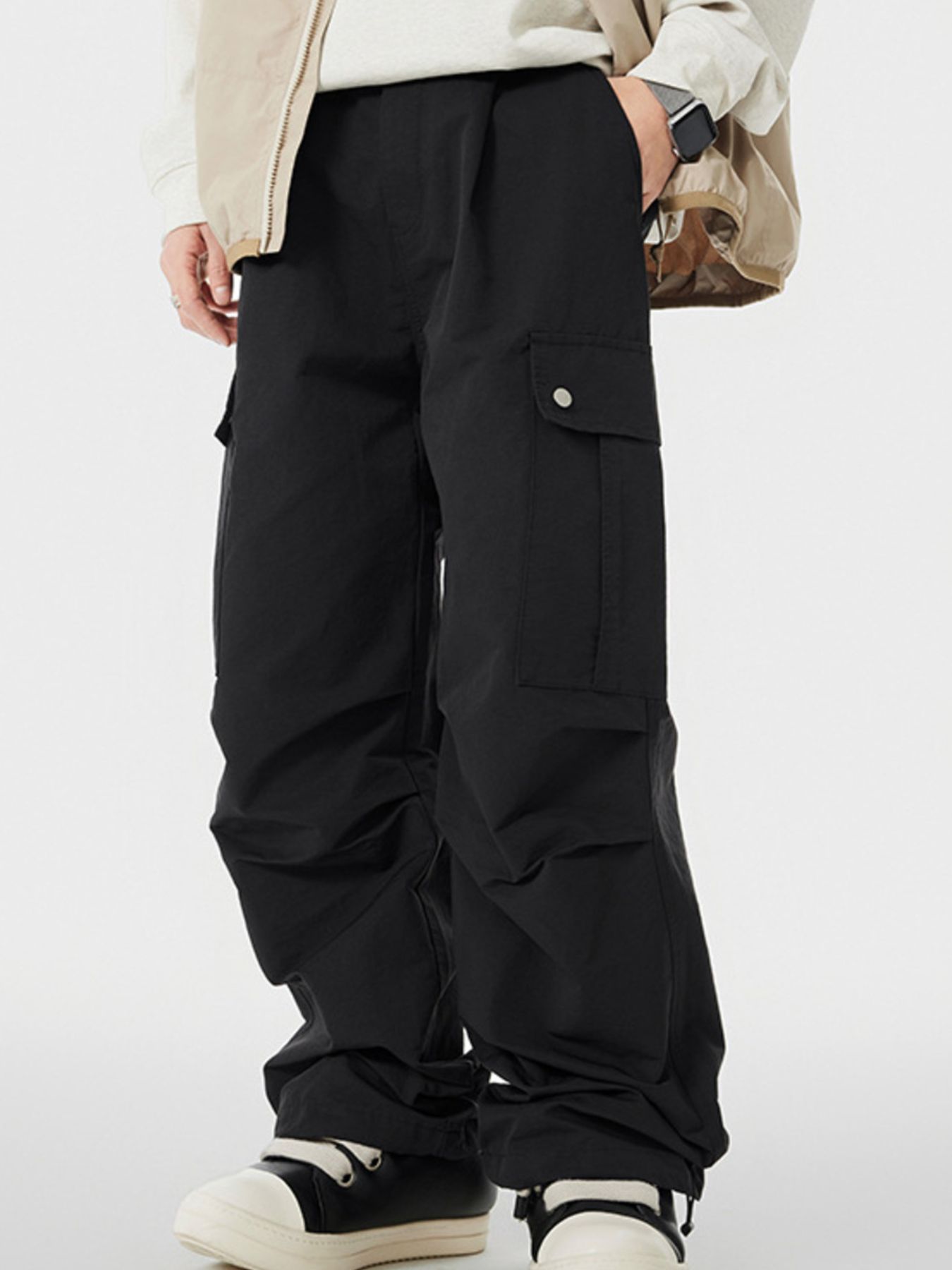 Men's Wide Leg Cargo Pants