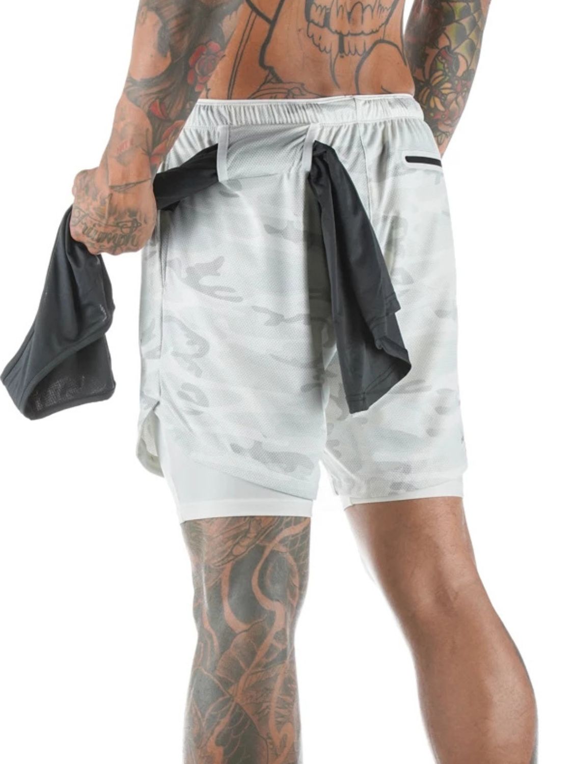 Men's Plus Size Drawstring Shorts