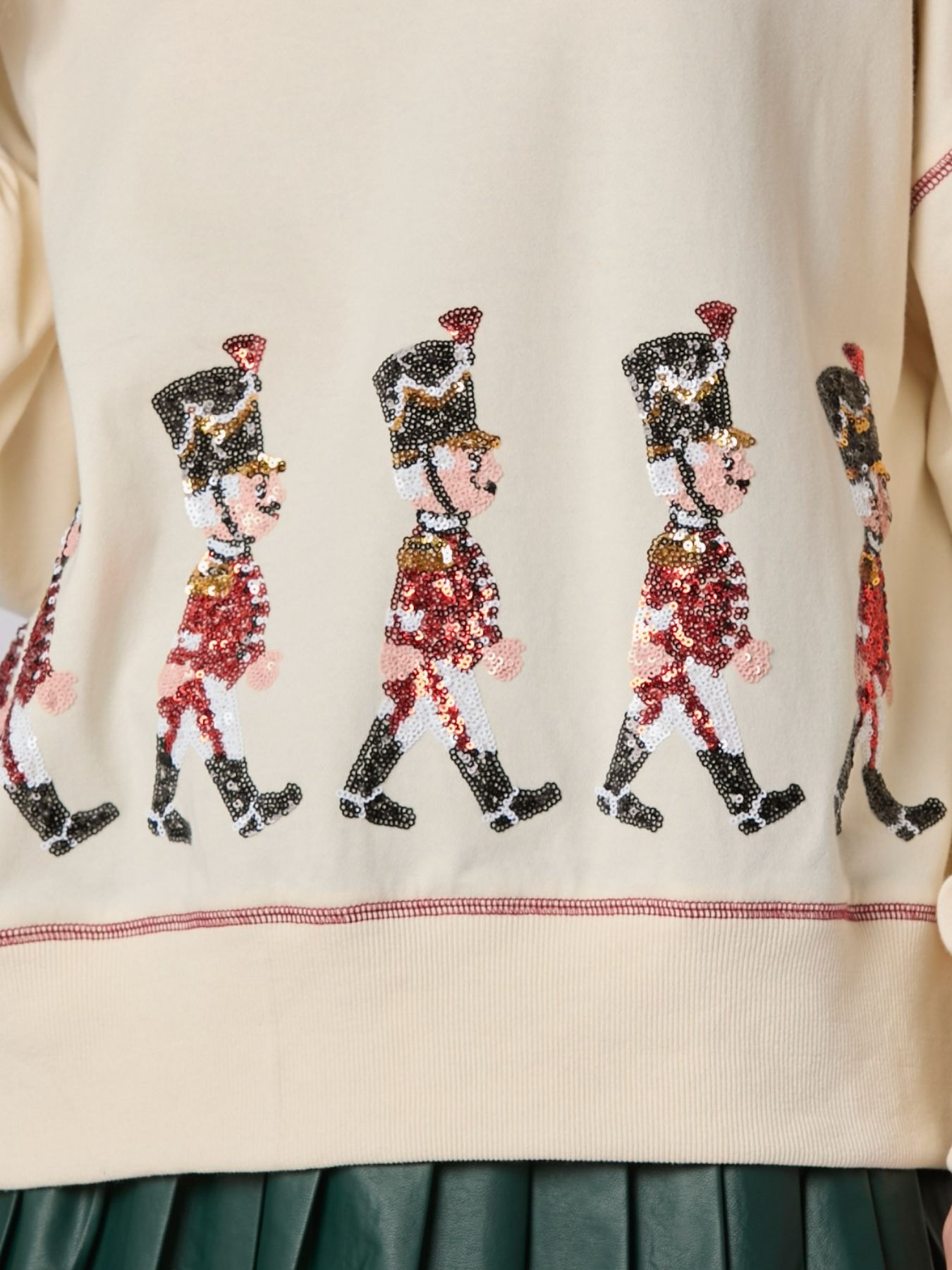 Christmas Marching Band Sequin Sweatshirt