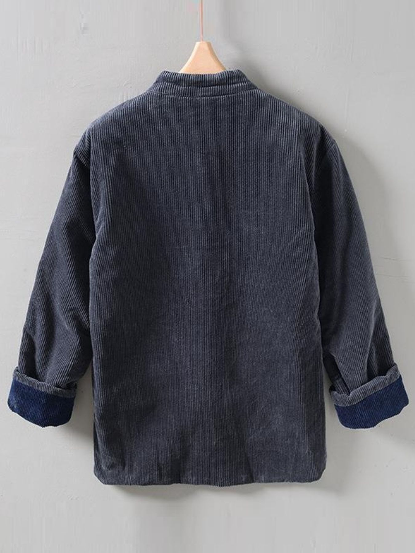 Men's Button Front Long Sleeve Jacket