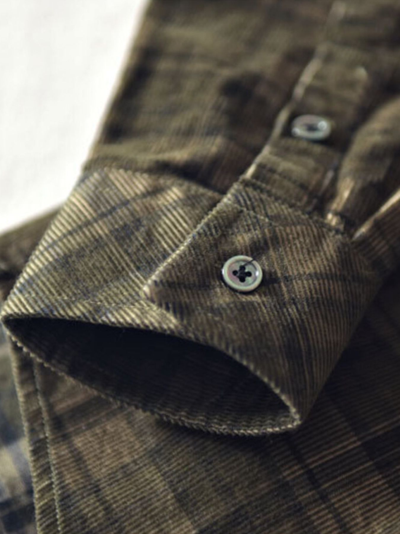 Men's Plus Size Plaid Button Up Long Sleeve Shirt