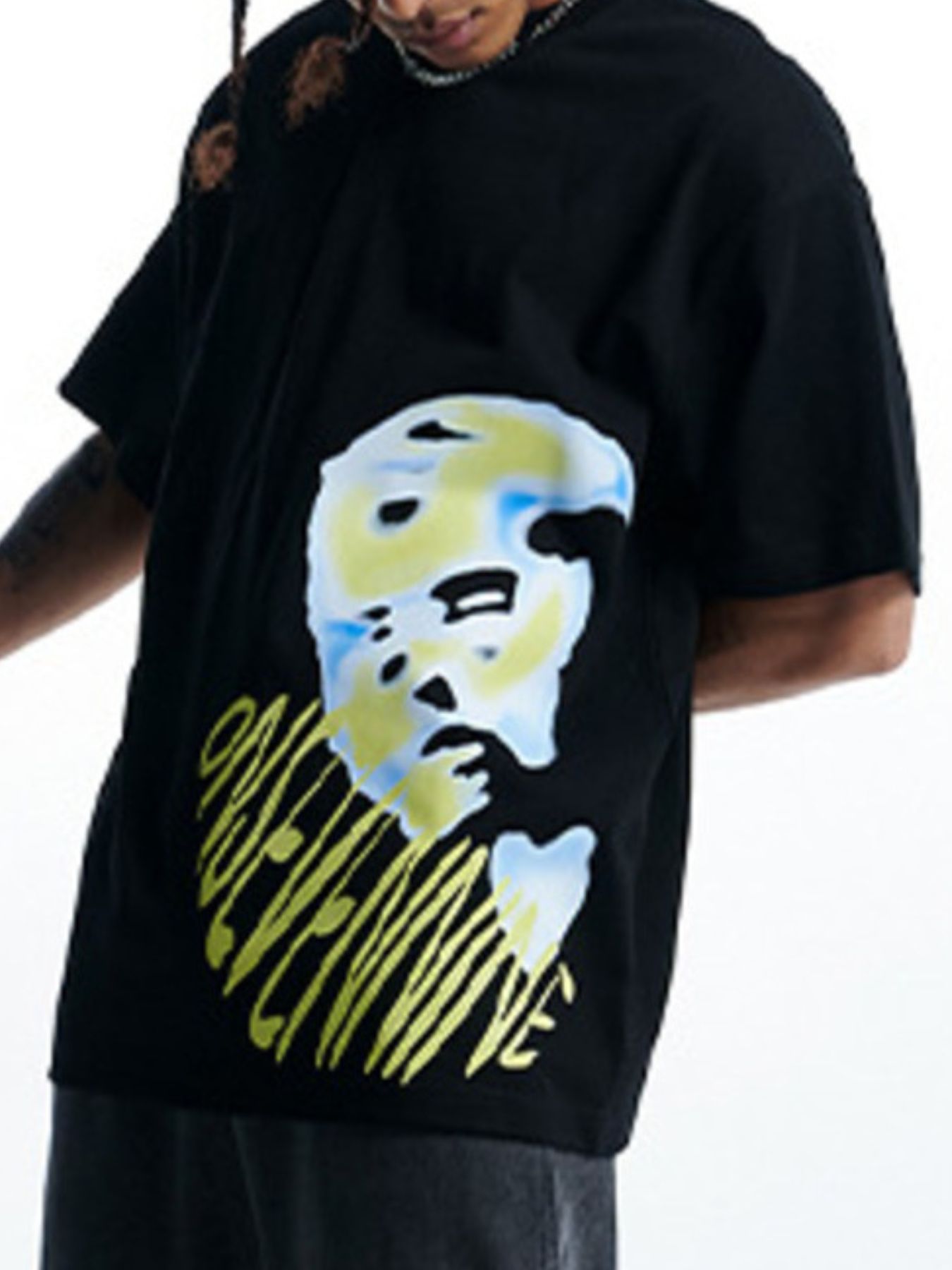 Men's Graphic Round Neck Relaxed Fit T-Shirt