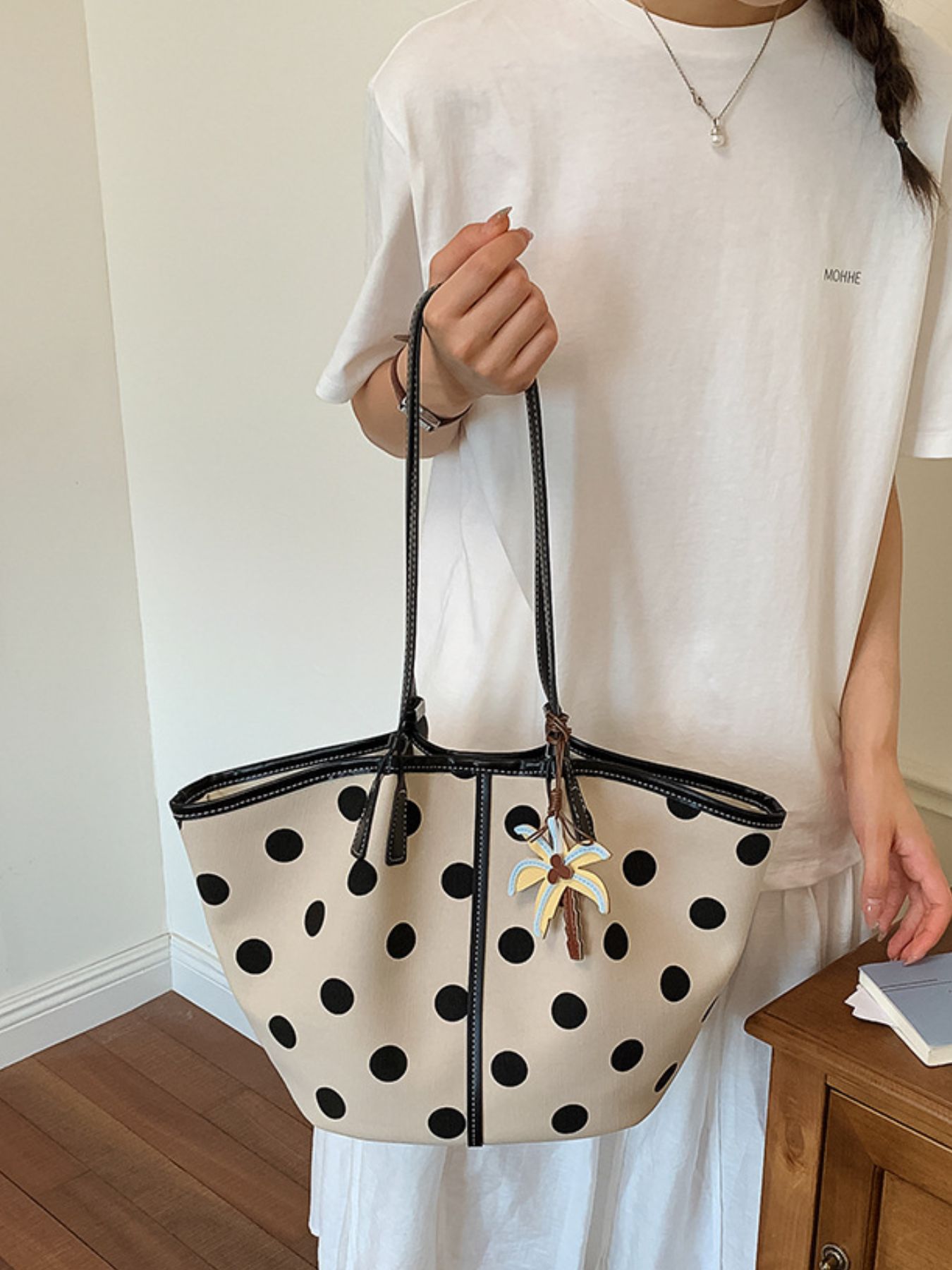 Polka Dot Shoulder Bag 9