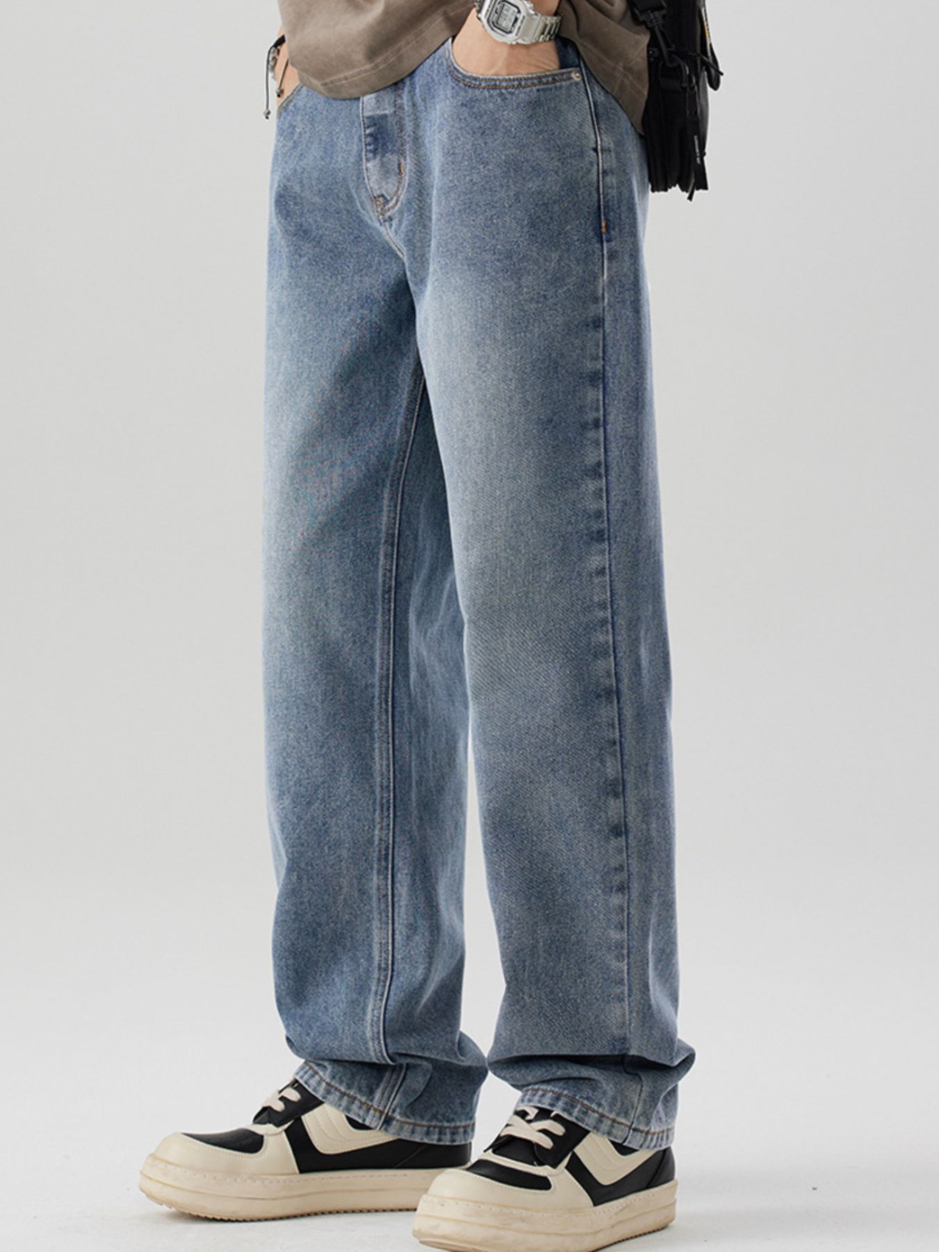 Men's Wide Leg Jeans