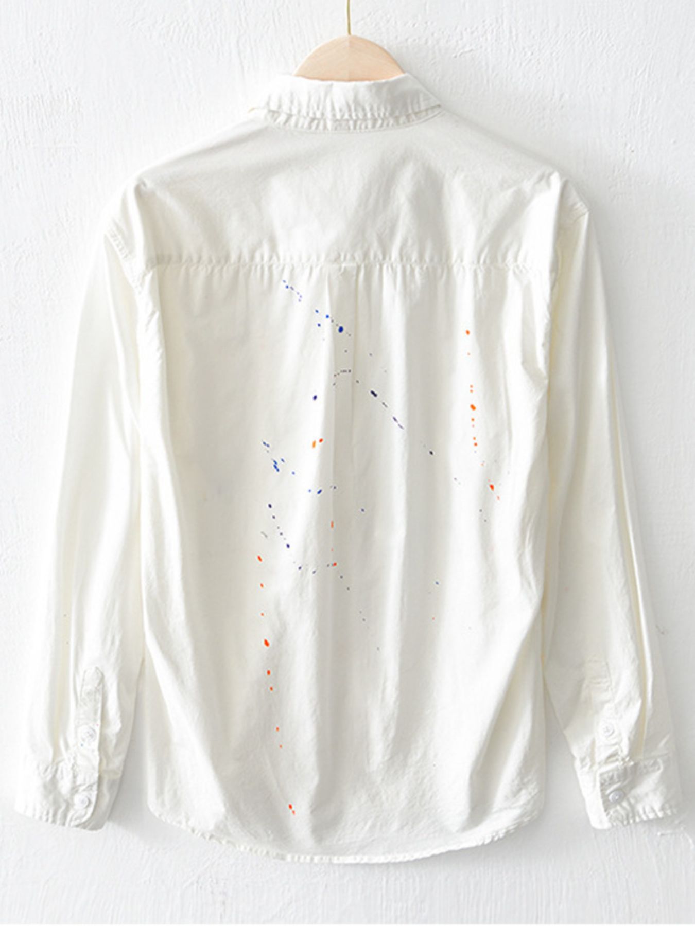 Men's Plus Size Button Up Long Sleeve Shirt