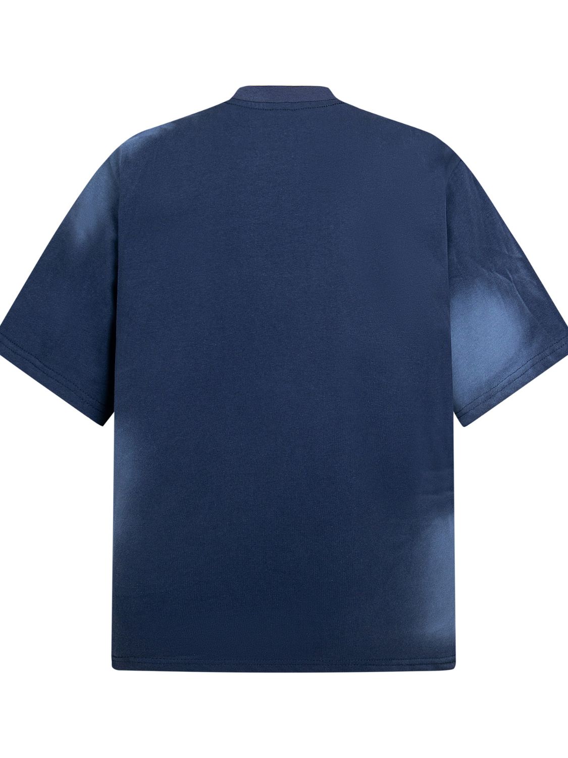 Men's Letter Round Neck Short Sleeve T-Shirt