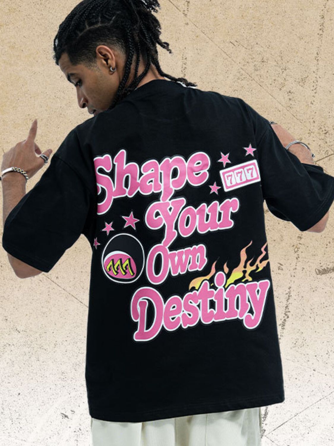 Men's Graphic Round Neck T-Shirt