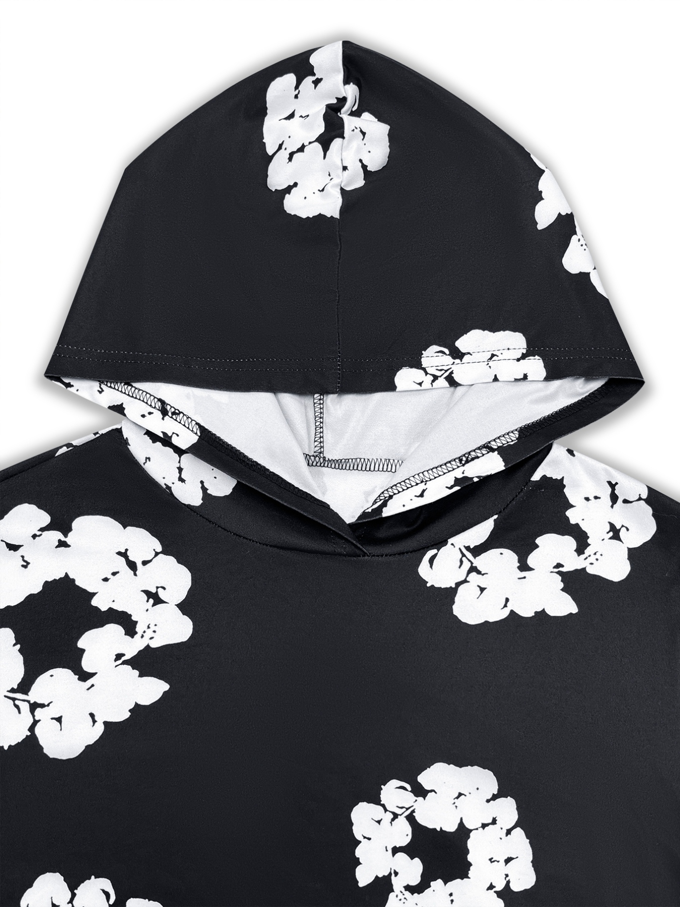 Printed Long Sleeve Hoodie and Pants Set