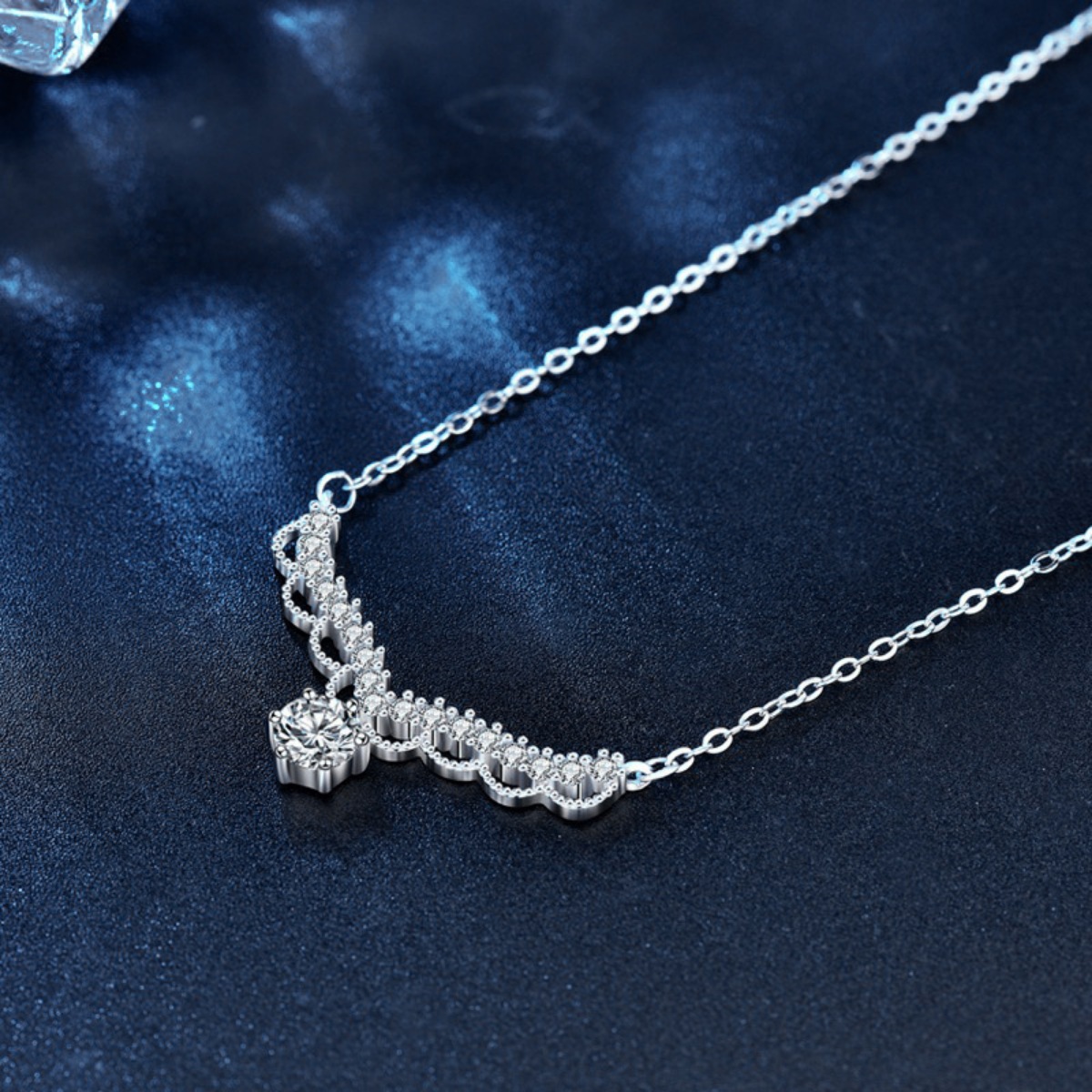 Moissanite 925 Sterling Silver Necklace