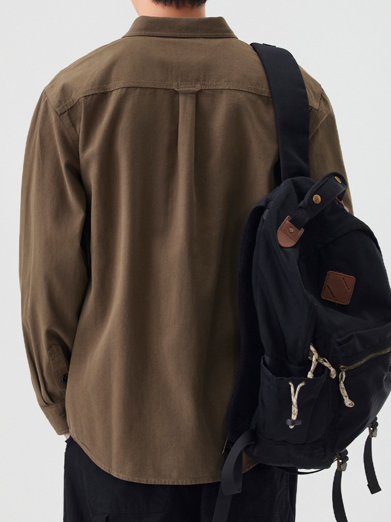 Men's Plus Size Casual Button Up Shirt