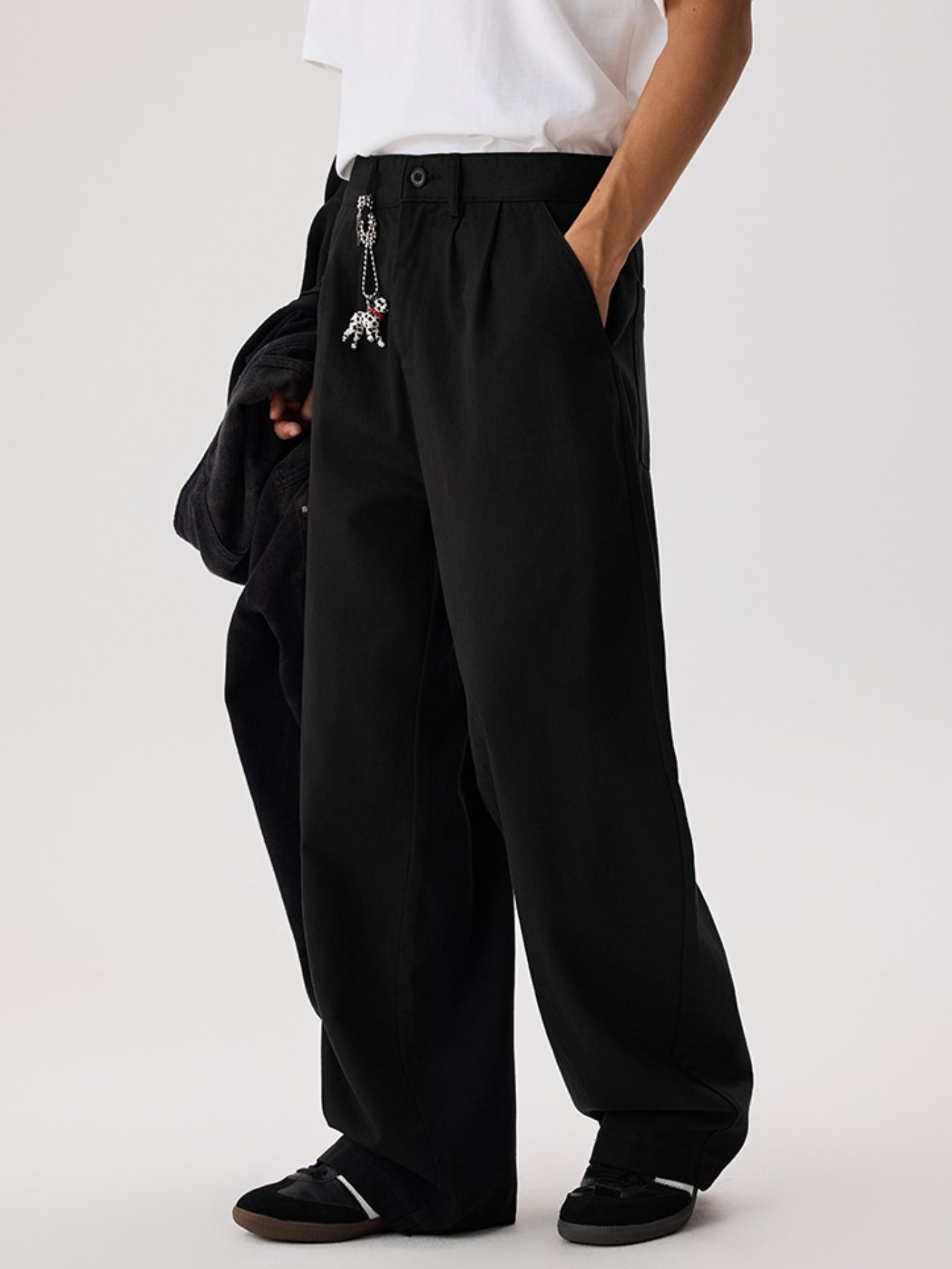 Men's Relaxed Fit Pants with Pockets