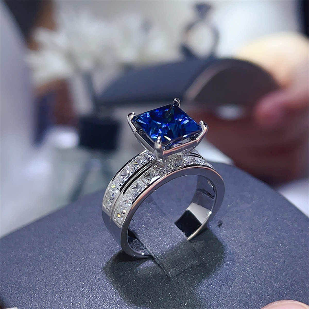 3 Carat Moissanite 925 Sterling Silver Ring