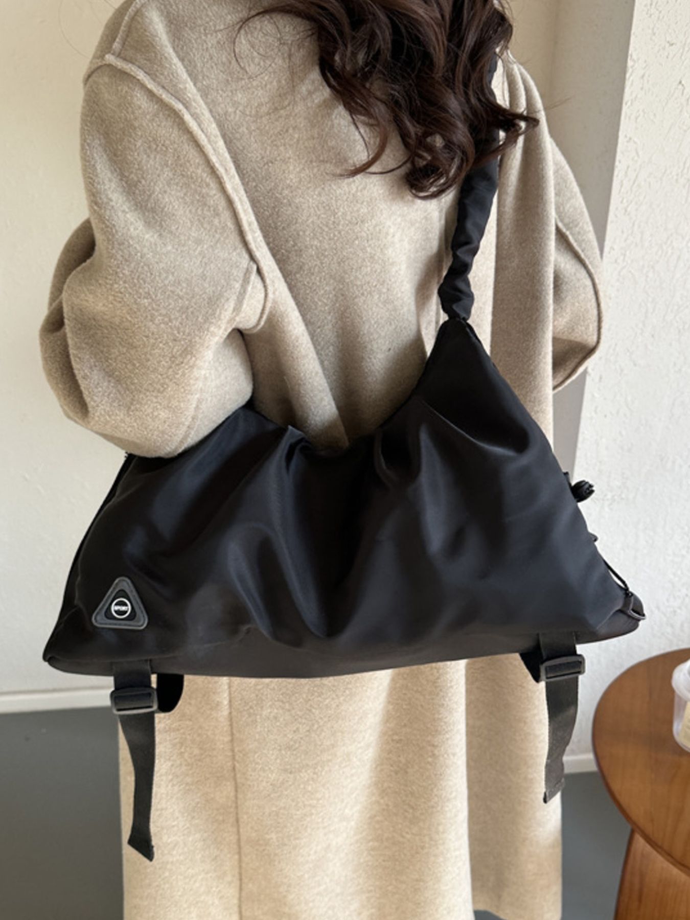 Casual Ruched Shoulder Crossbody Bag