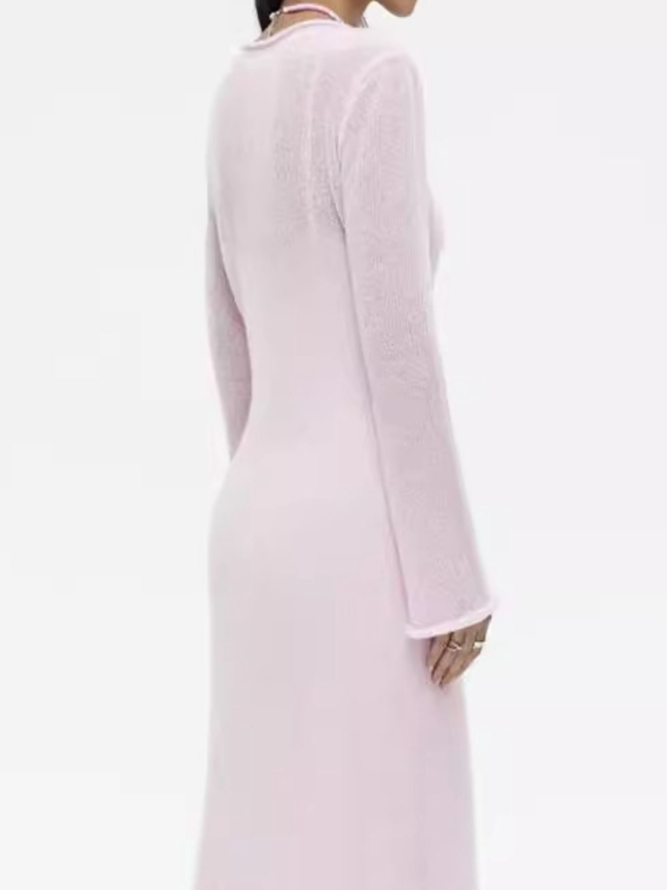 Ribbed Knit Cami Dress and Cover Up Sweater Set