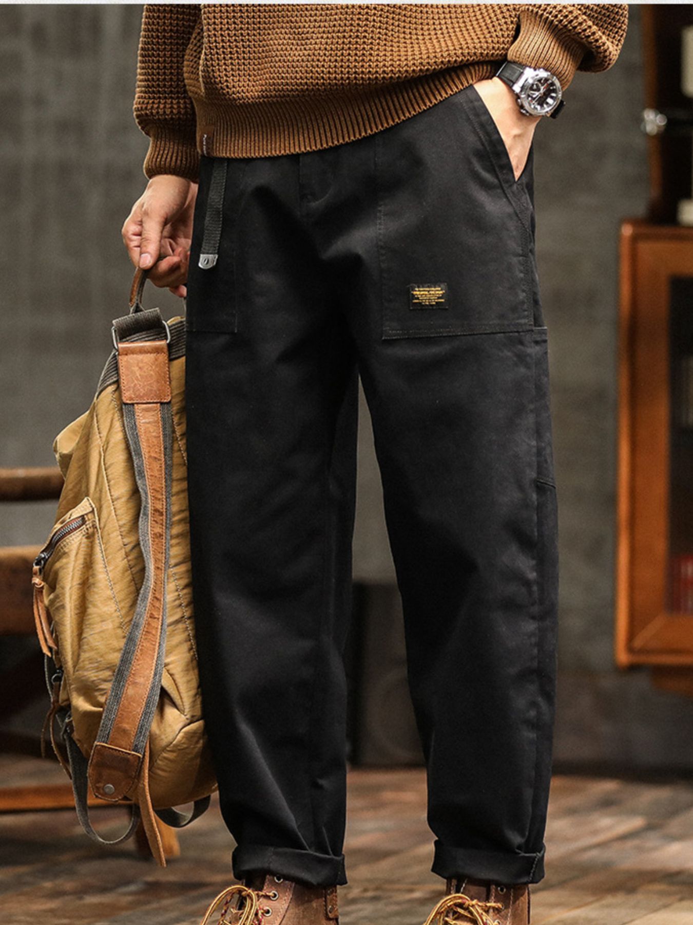 Men's Wide Leg Pants