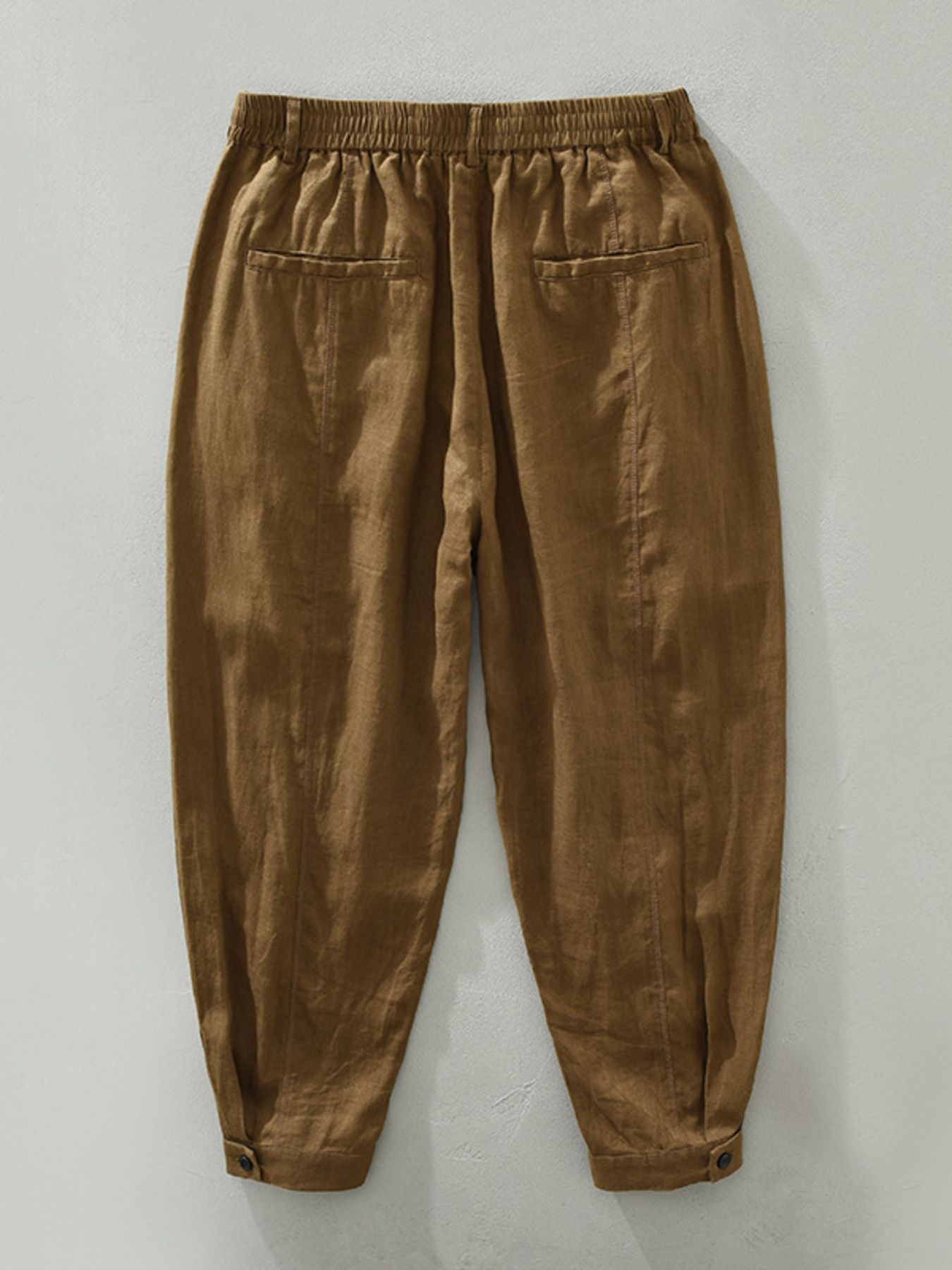 Men's Plus Size Drawstring Wide Leg Pants