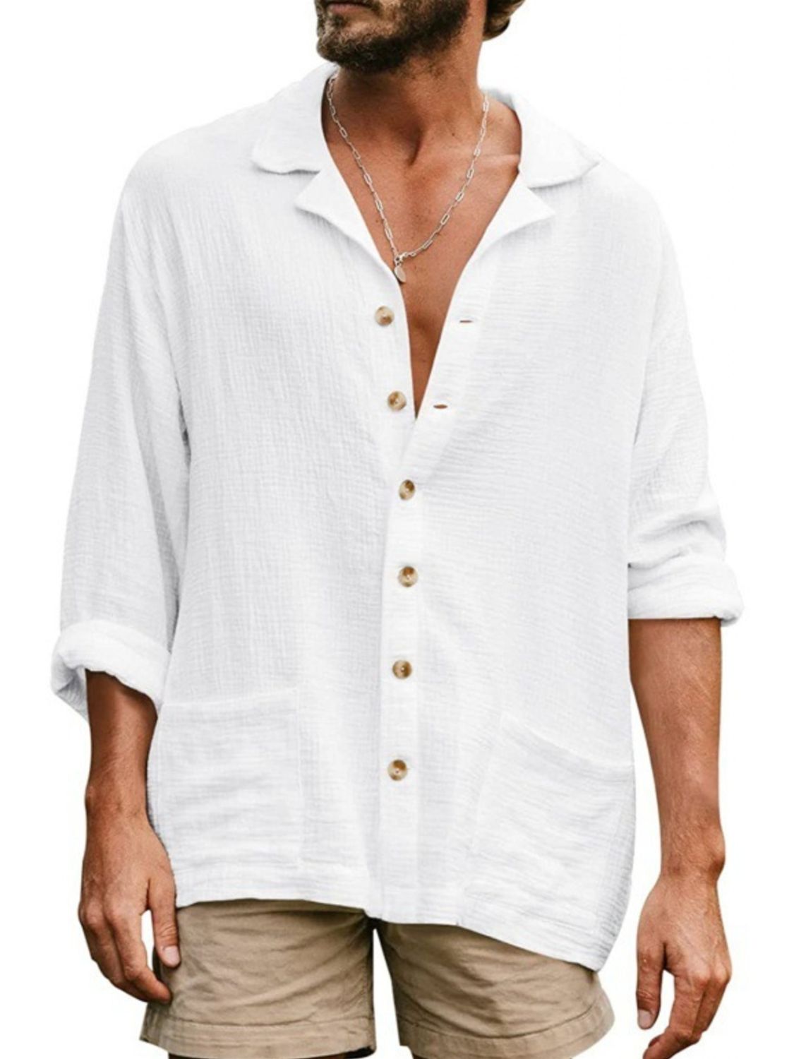 Men's Button Up Long Sleeve Shirt