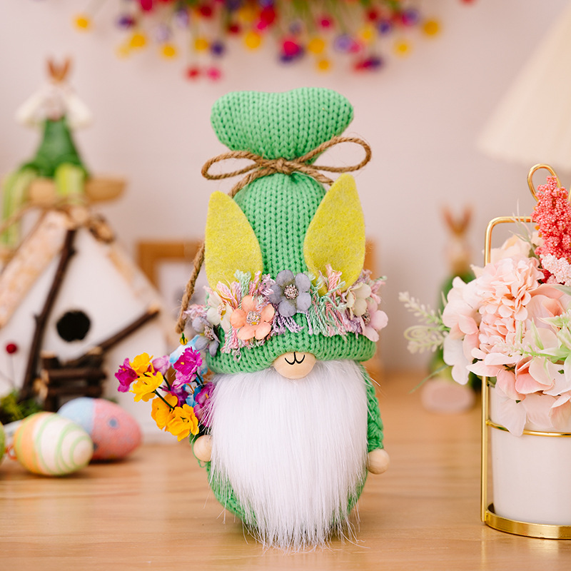 Easter Knit Faceless Doll 4