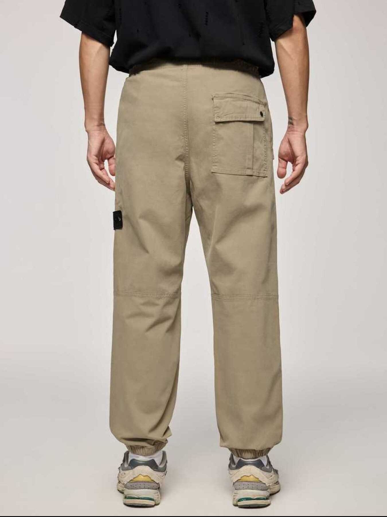 Men's Full Size Elastic Waist Joggers Plus Size