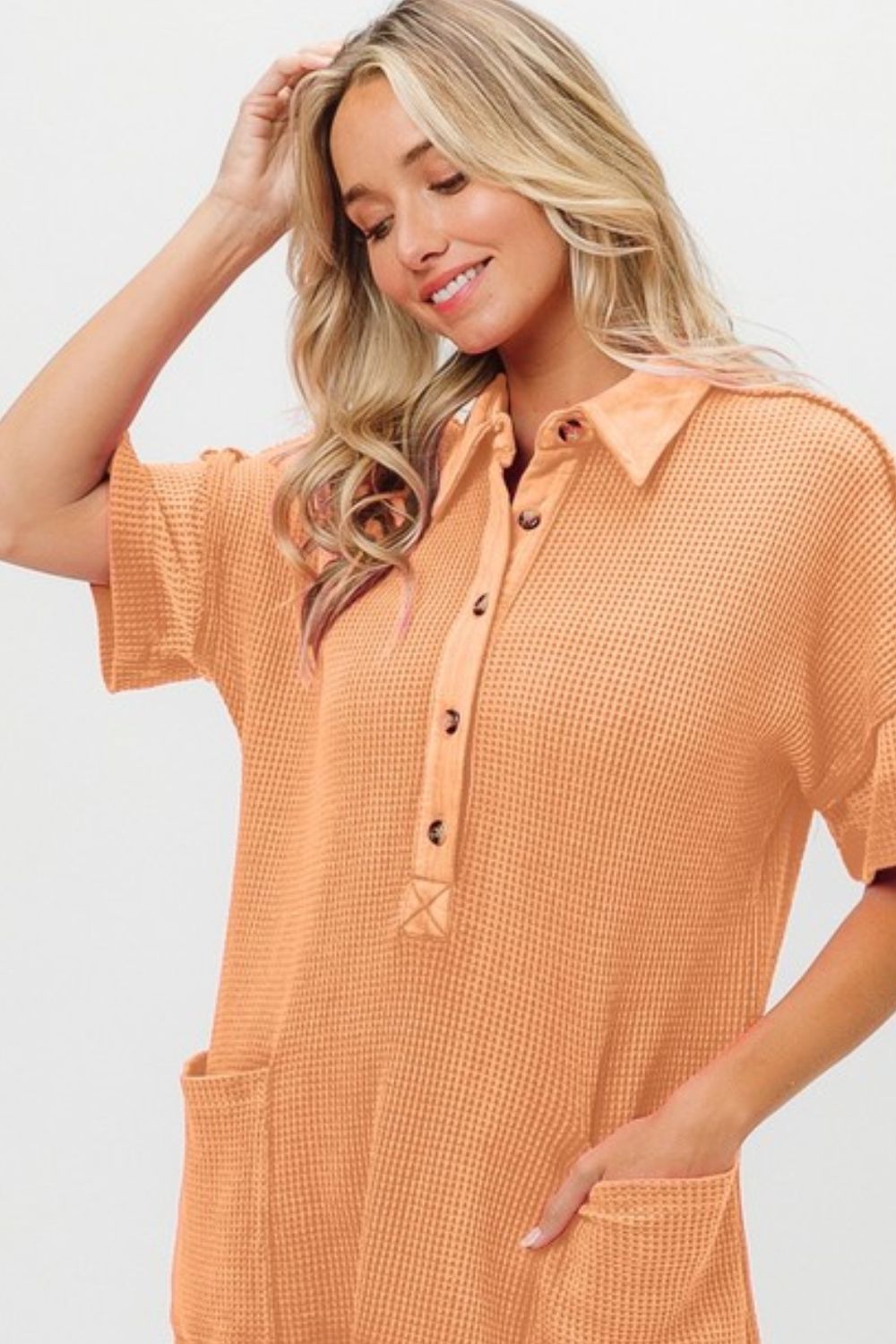 Dip Dye Mineral Washed Knit Dress