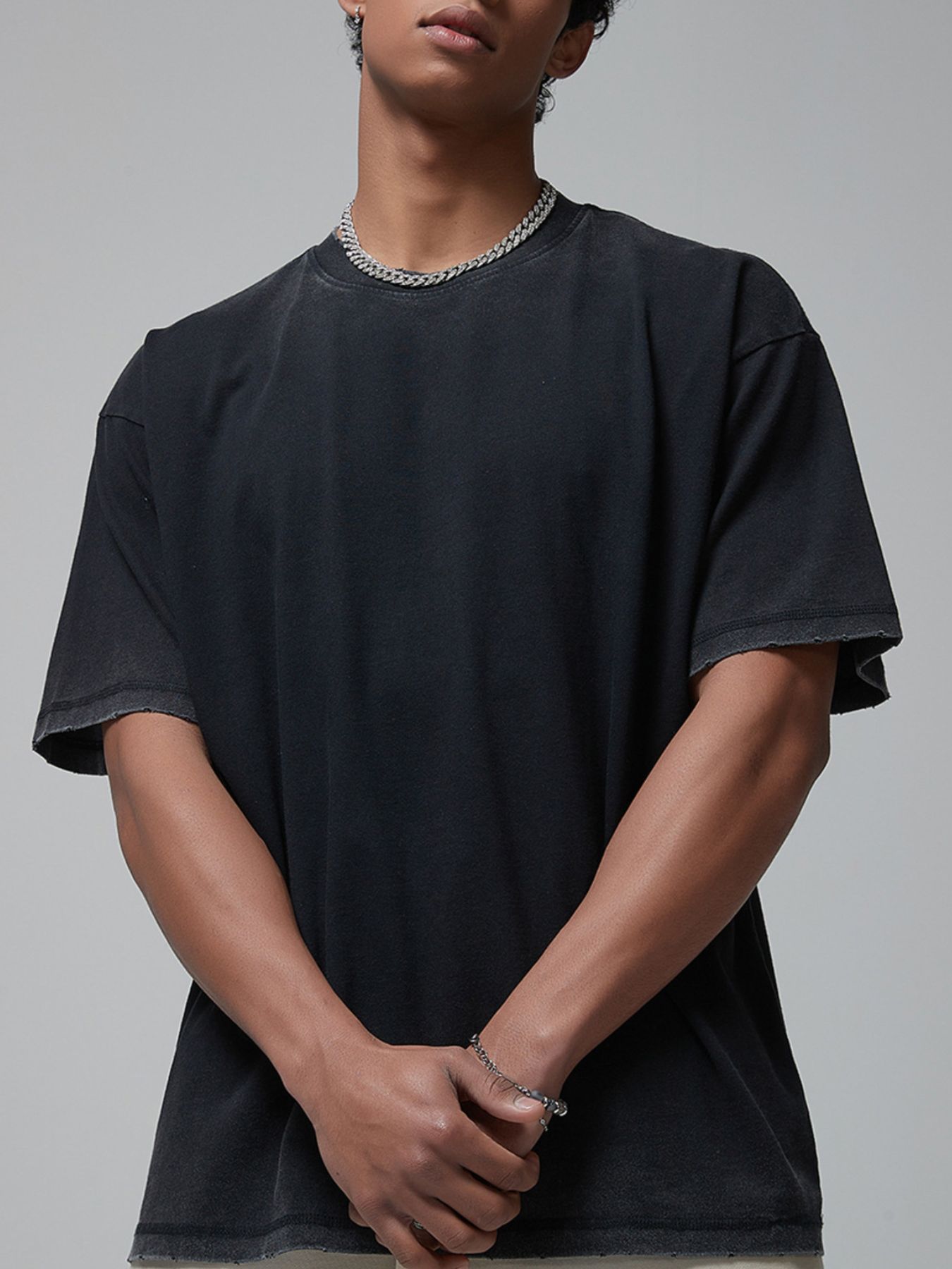 Men's Vintage Washed Oversized T-Shirt