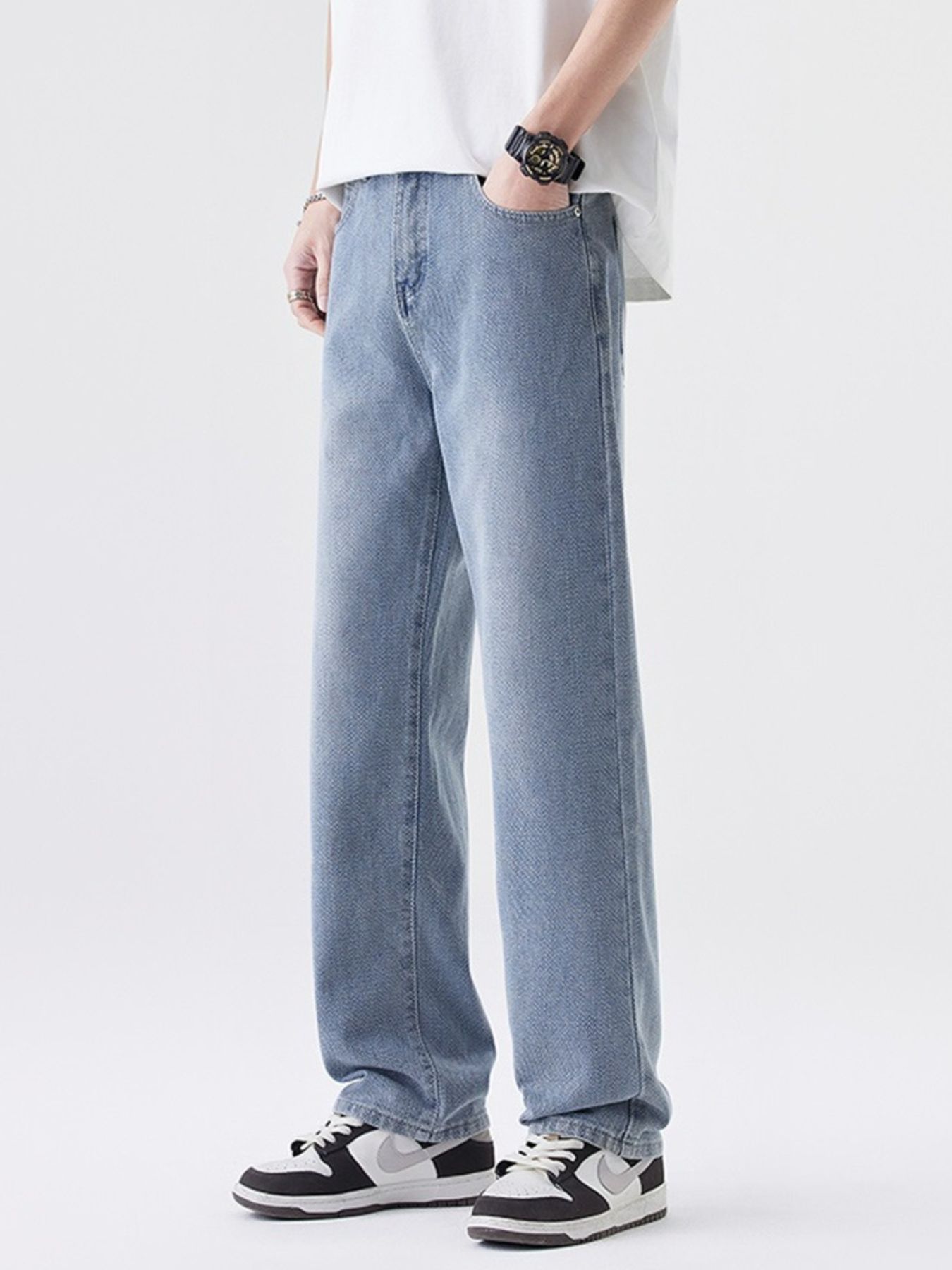 Men's Wide Leg Jeans