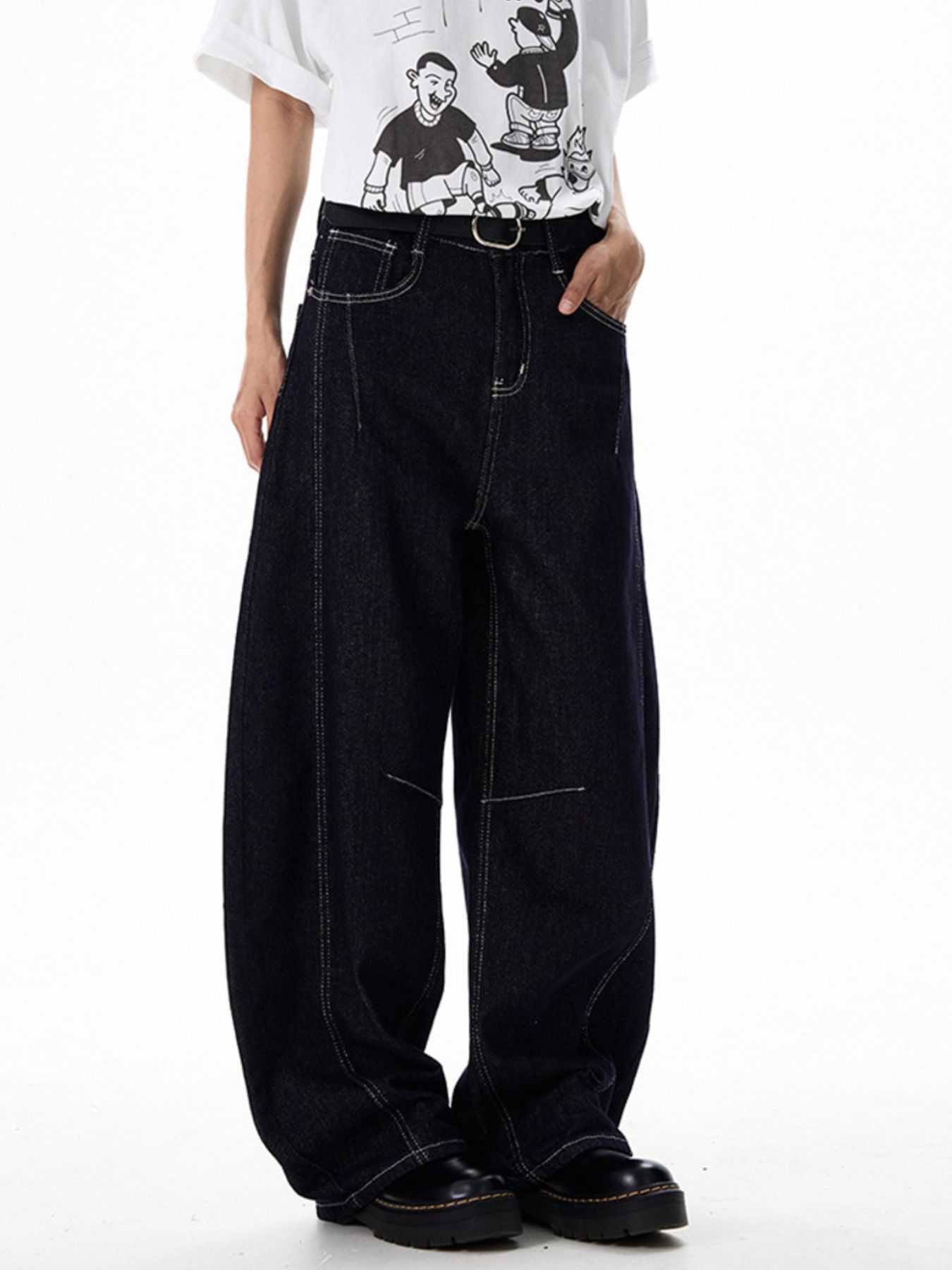 Men's Wide Leg Jeans