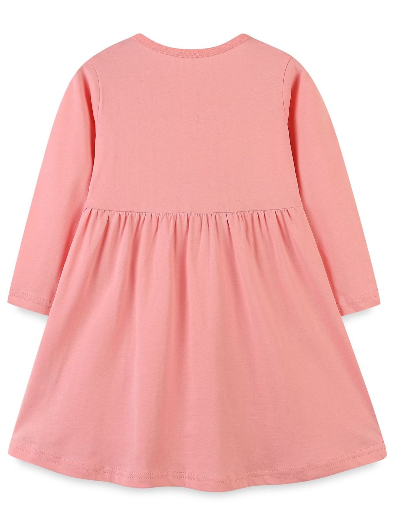 Children's Long Sleeve Embroidered Deer Dress 4
